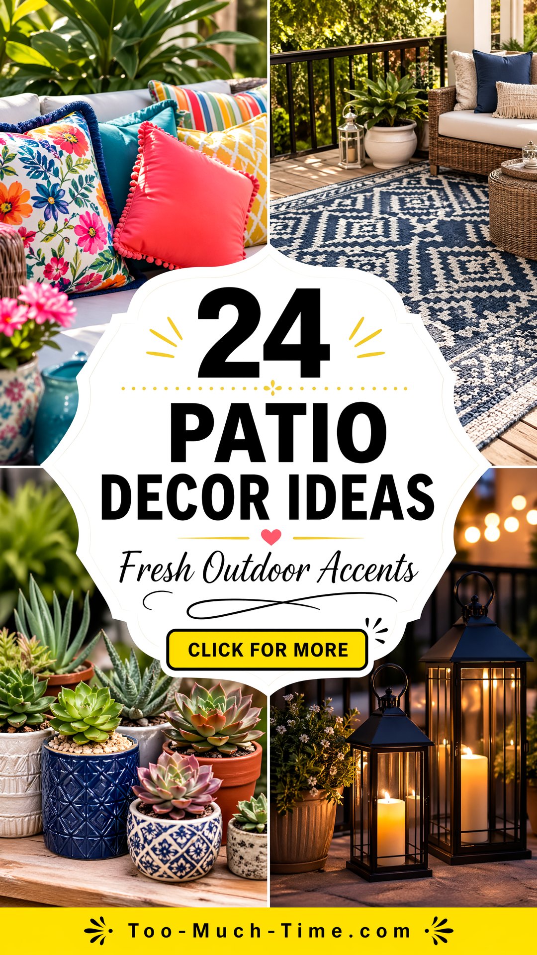 24 Patio Decor Ideas Fresh Accents for Outdoor Rooms - 24 Patio Decor Ideas: Fresh Accents for Outdoor Rooms