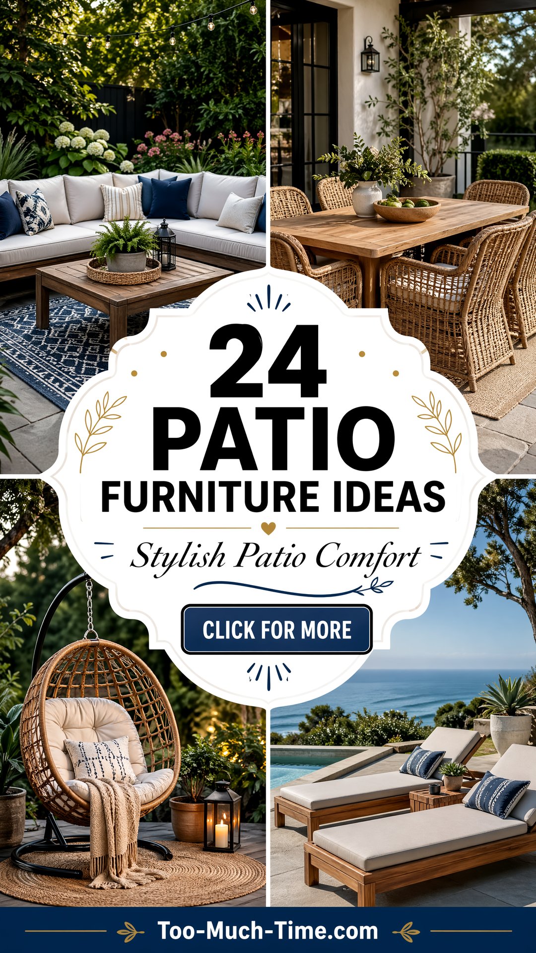 24 Patio Furniture Ideas Comfort and Style On Patios - 24 Patio Furniture Ideas: Comfort and Style On Patios