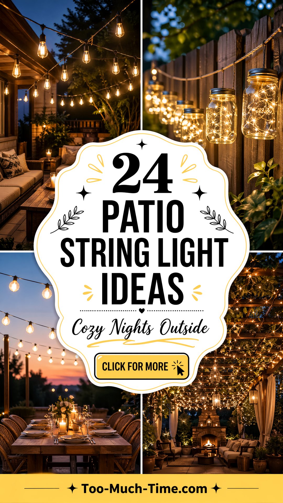 24 Patio String Light Ideas for Cozy Nights Outside - 24 Patio String Light Ideas for Cozy Nights Outside