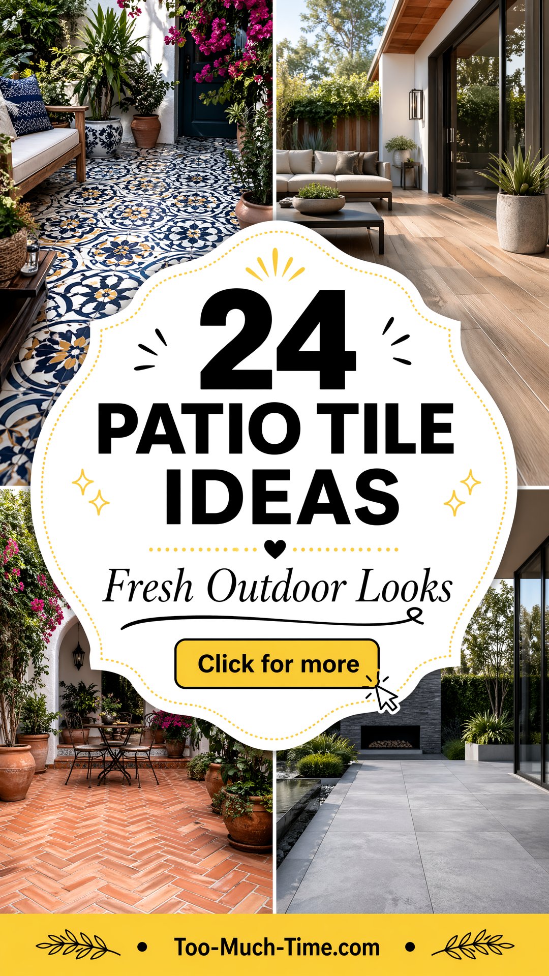 24 Patio Tile Ideas Fresh Looks for Outdoor Spaces - 24 Patio Tile Ideas: Fresh Looks for Outdoor Spaces