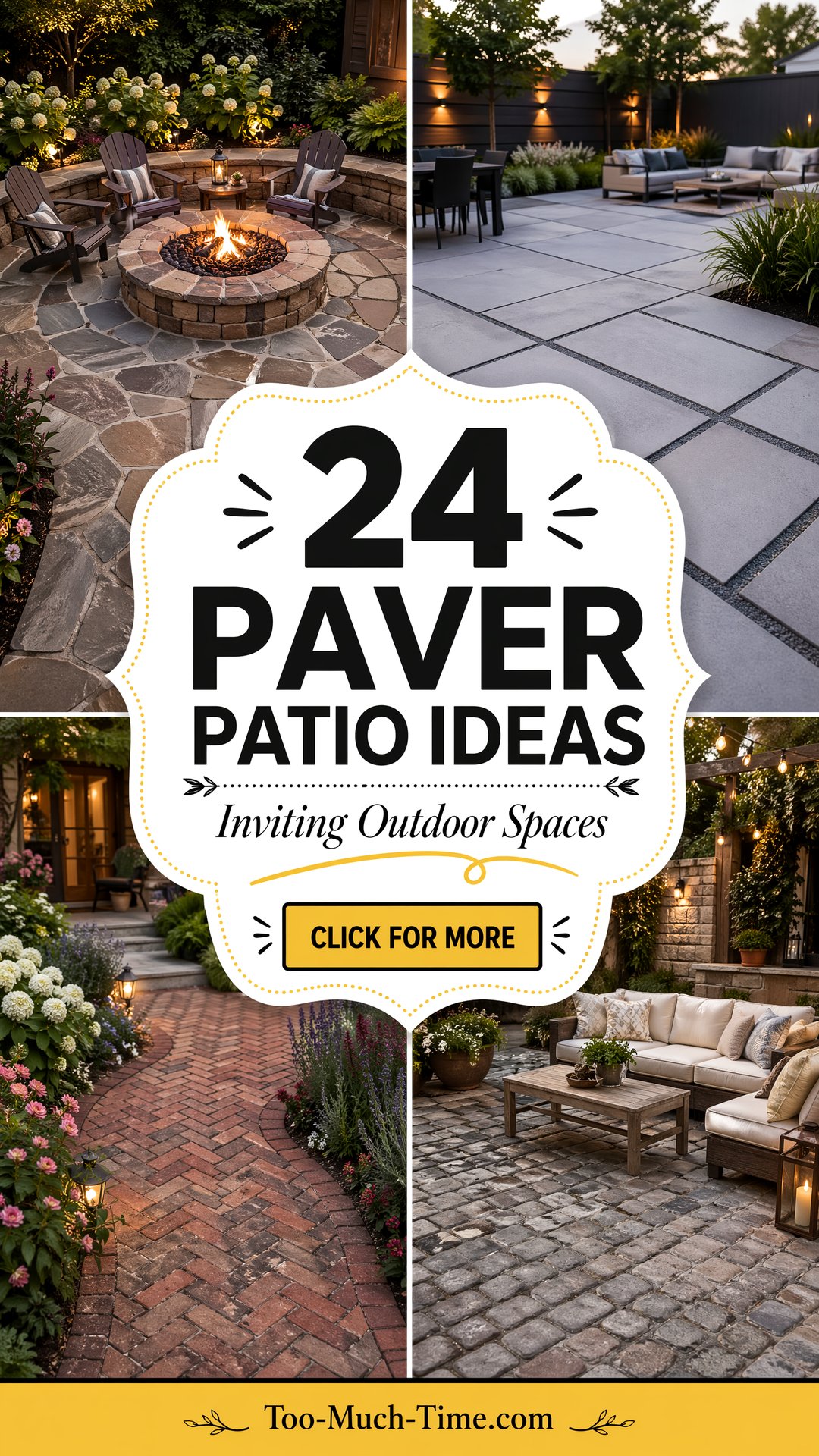 24 Paver Patio Ideas to Create Inviting Outdoor Spaces - 24 Paver Patio Ideas to Create Inviting Outdoor Spaces