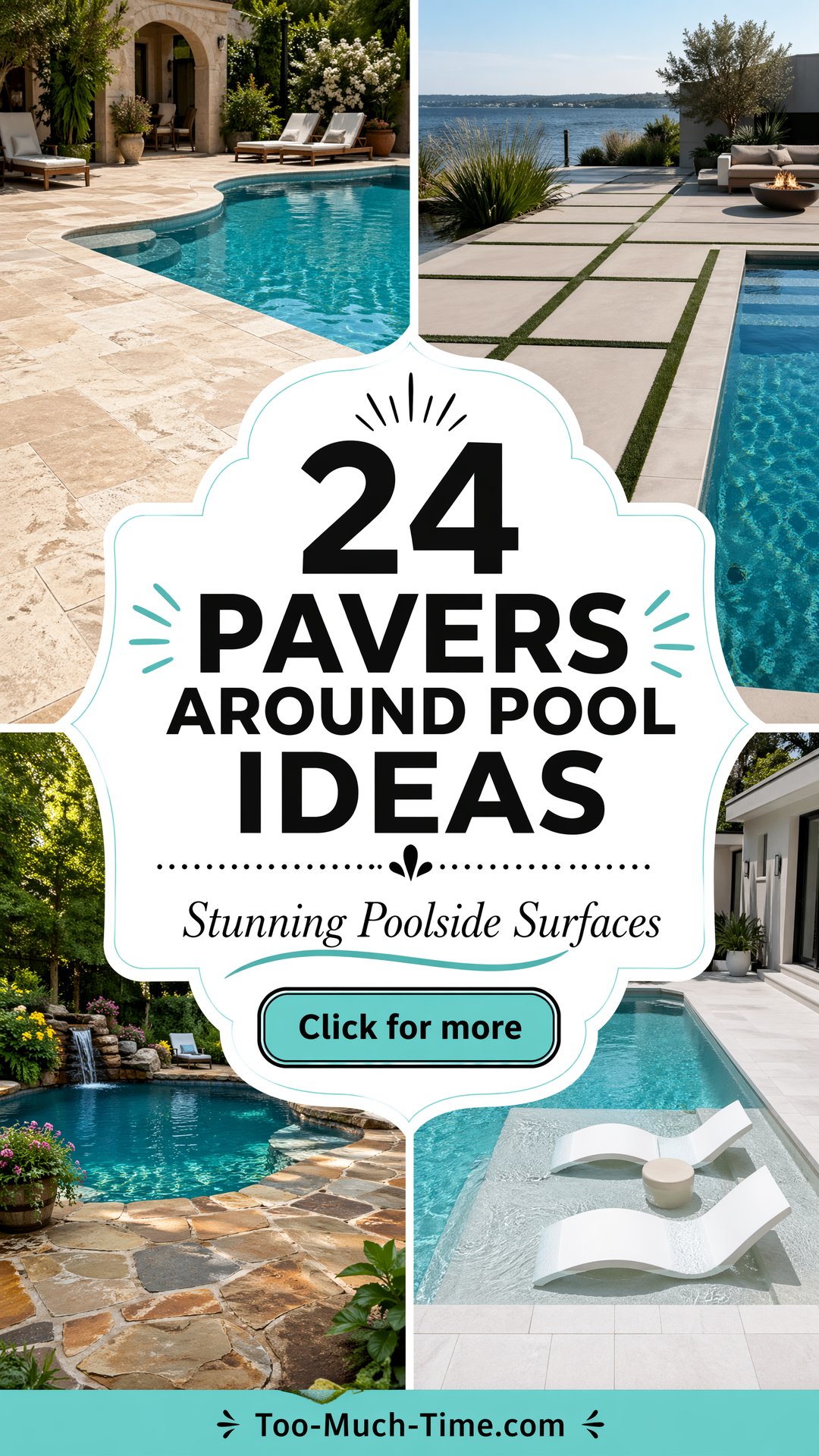 24 Pavers Around Pool Ideas Poolside Surfaces Design - 24 Pavers Around Pool Ideas: Poolside Surfaces Design