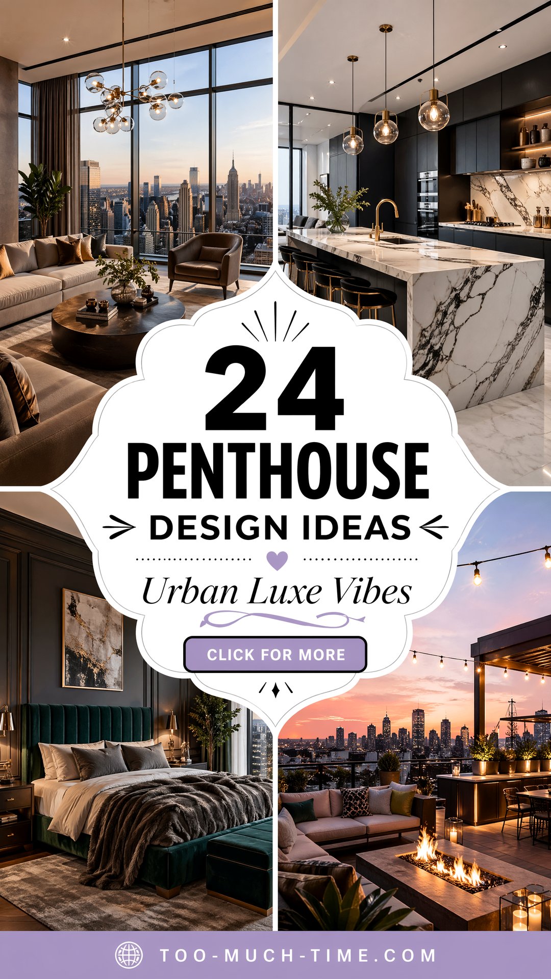 24 Penthouse Design Ideas for Modern Urban Luxe Vibes - 24 Penthouse Design Ideas for Modern Urban Luxe Vibes