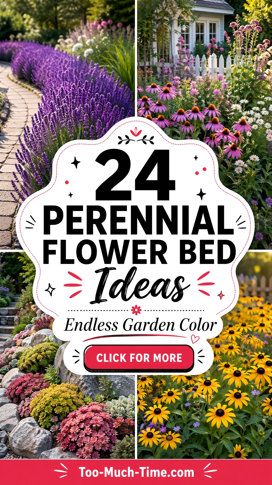 24 Perennial Flower Bed Ideas to Boost Garden Color - 24 Perennial Flower Bed Ideas to Boost Garden Color