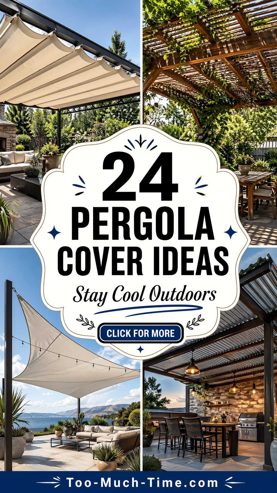 24 Pergola Cover Ideas Shade Style and Protection - 24 Pergola Cover Ideas: Shade, Style and Protection