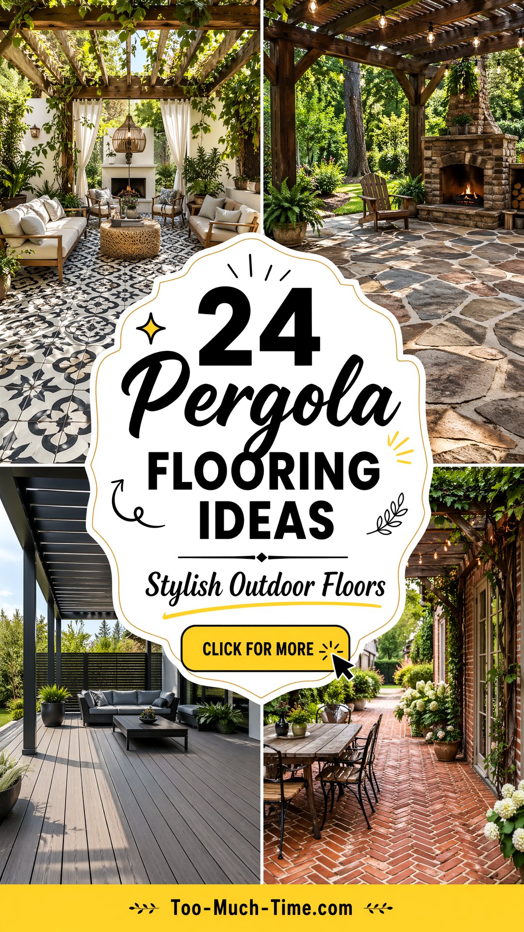 24 Pergola Flooring Ideas for Stylish Outdoor Floors - 24 Pergola Flooring Ideas for Stylish Outdoor Floors