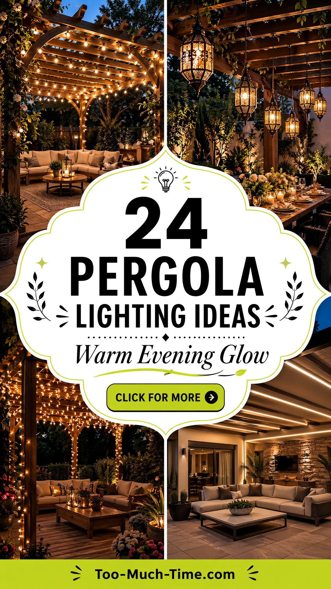24 Pergola Lighting Ideas to Craft Warm Evenings Daily - 24 Pergola Lighting Ideas to Craft Warm Evenings Daily