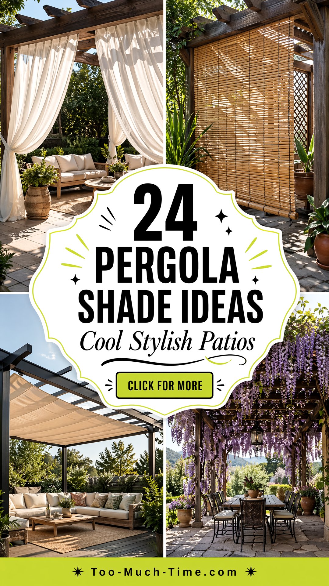 24 Pergola Shade Ideas to Cool Patios with Style Today - 24 Pergola Shade Ideas to Cool Patios with Style Today