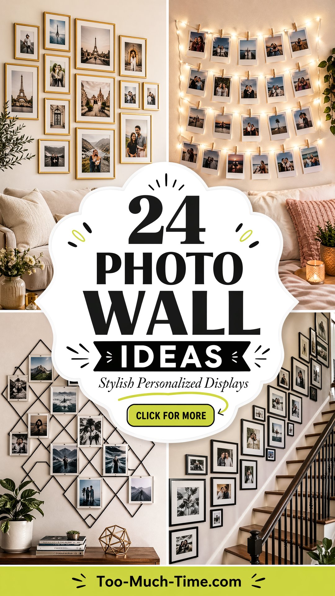 24 Photo Wall Ideas for Stylish Personalized Displays - 24 Photo Wall Ideas for Stylish, Personalized Displays