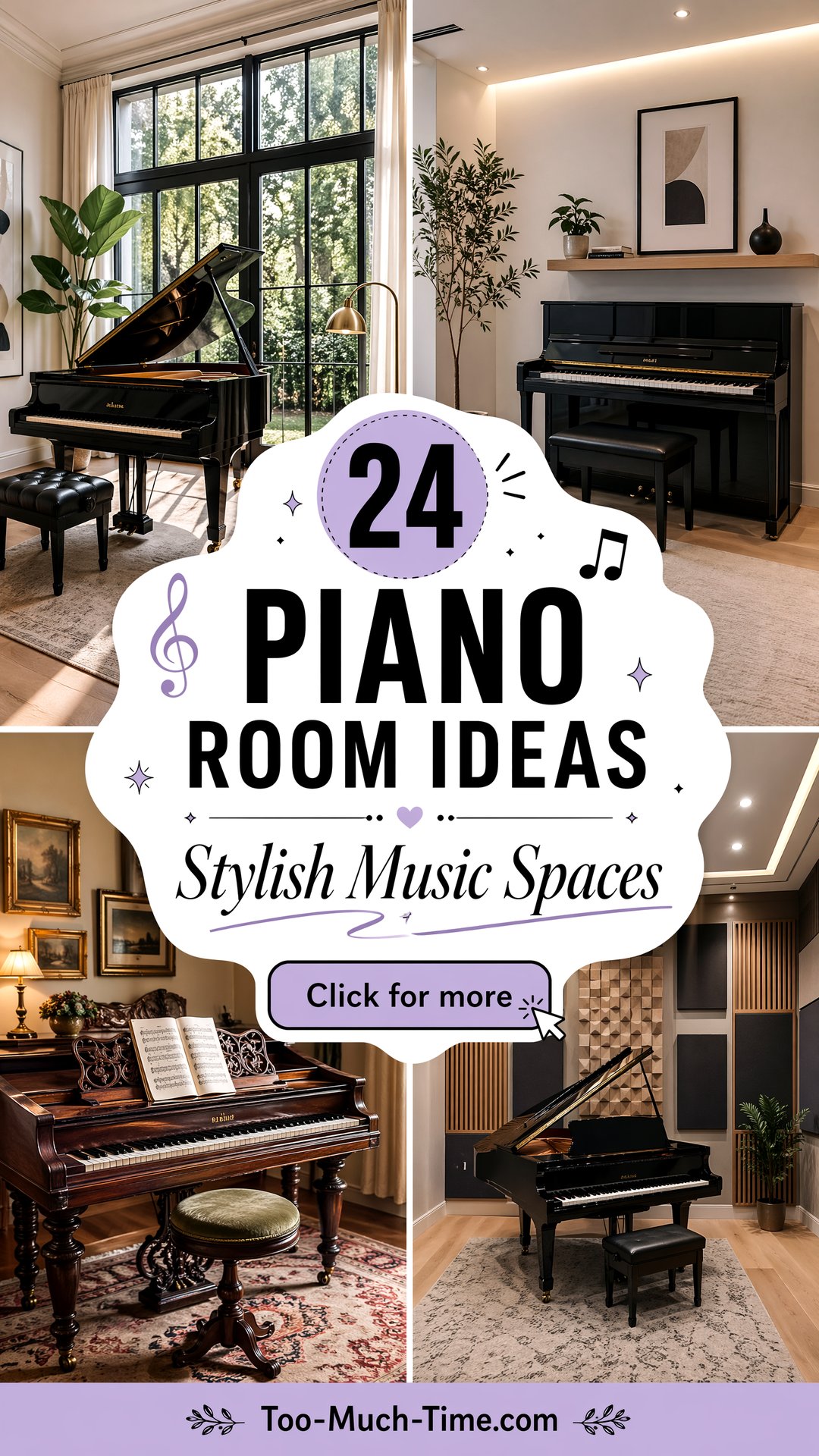 24 Piano Room Ideas for Stylish Music-minded Spaces - 24 Piano Room Ideas for Stylish Music-minded Spaces