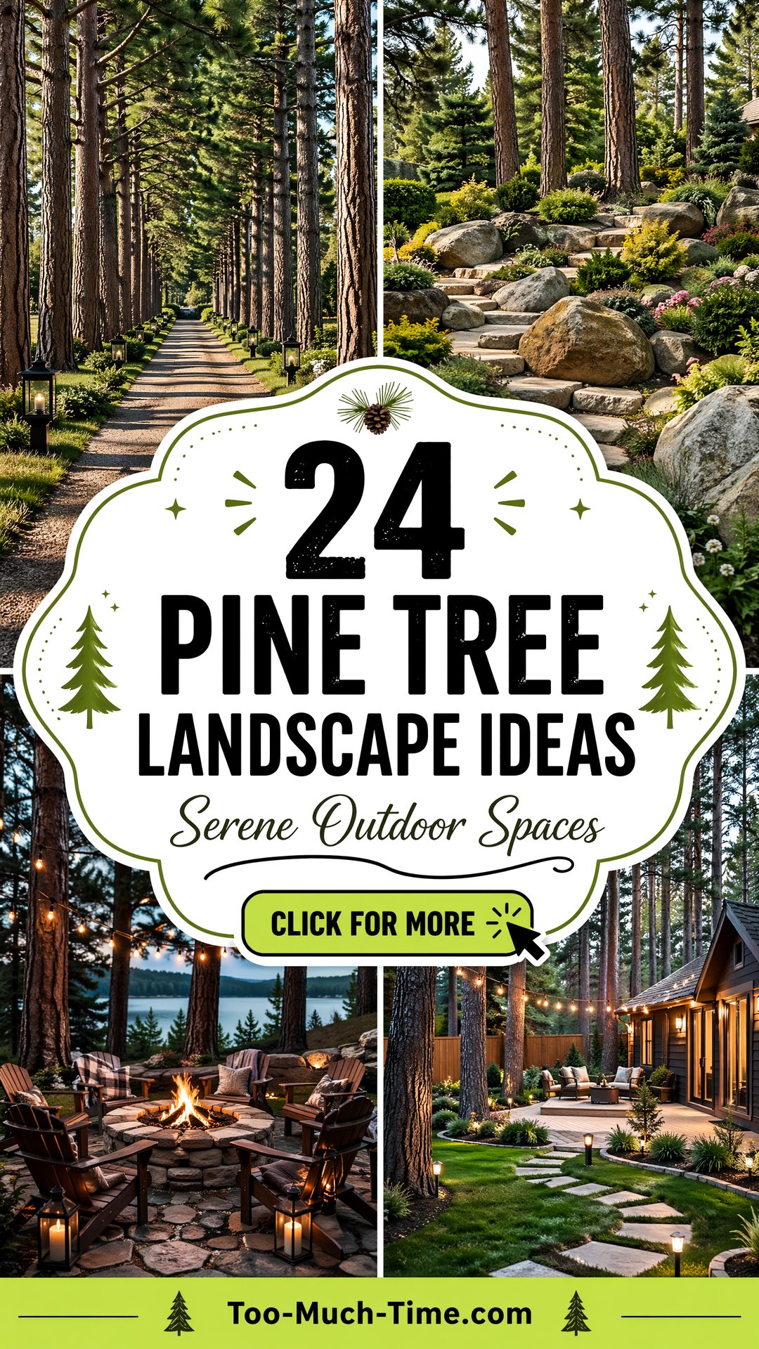 24 Pine Tree Landscape Ideas for Serene Outdoor Spaces - 24 Pine Tree Landscape Ideas for Serene Outdoor Spaces