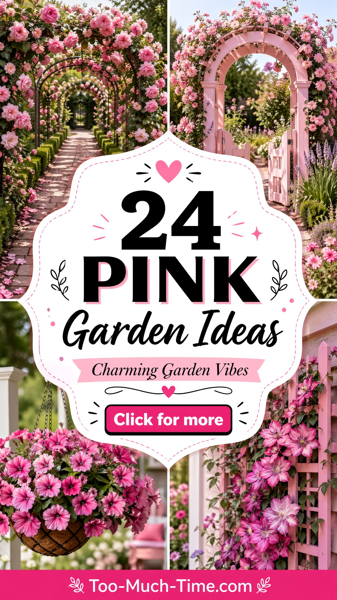 24 Pink Garden Ideas for Charming Outdoor Spaces Today - 24 Pink Garden Ideas for Charming Outdoor Spaces Today