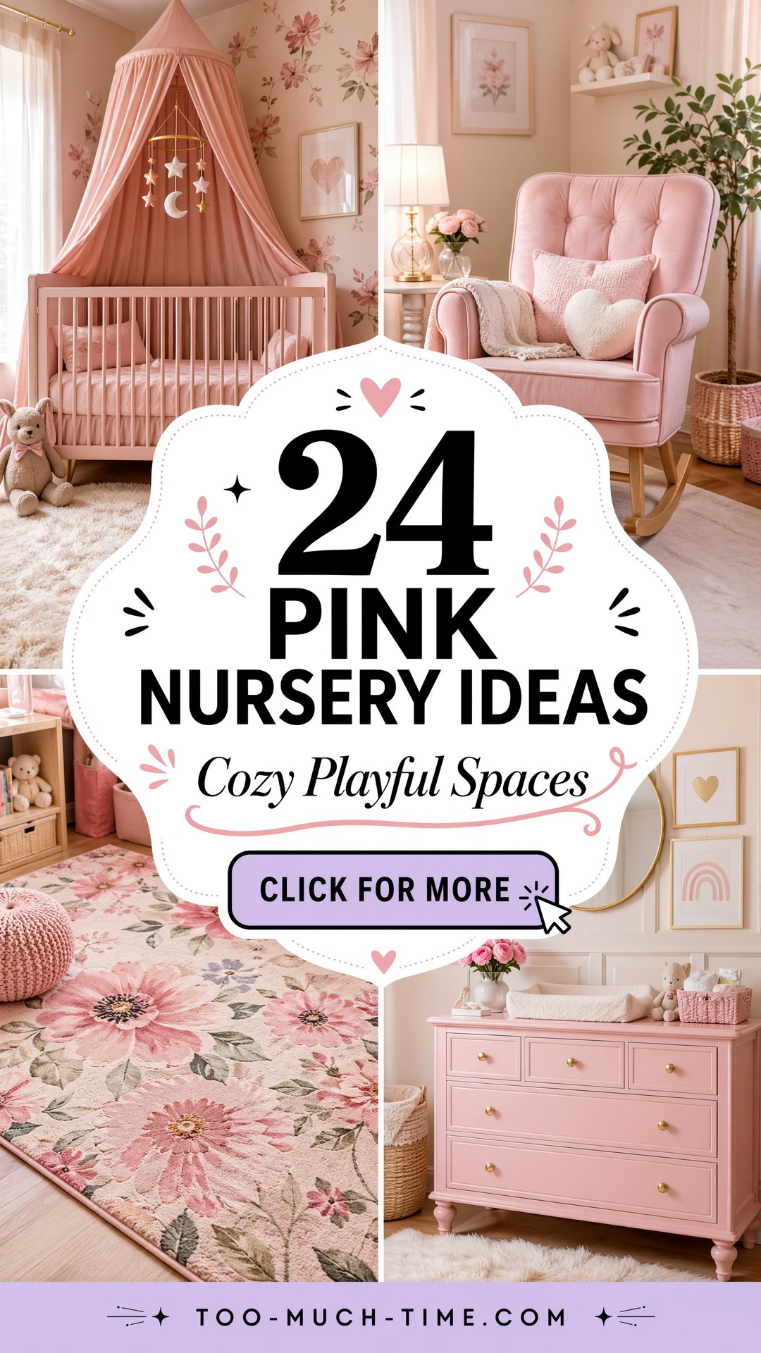 24 Pink Nursery Ideas for Cozy Playful Baby Spaces - 24 Pink Nursery Ideas for Cozy, Playful Baby Spaces