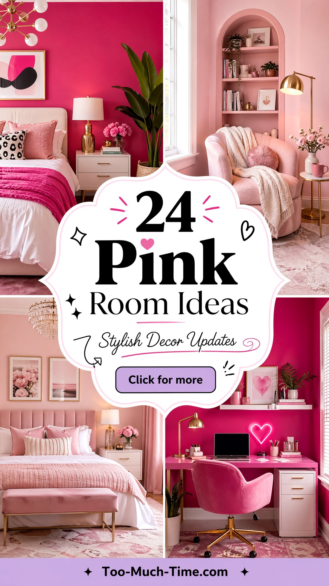 24 Pink Room Ideas for Cozy Stylish Home Decor Updates - 24 Pink Room Ideas for Cozy, Stylish Home Decor Updates
