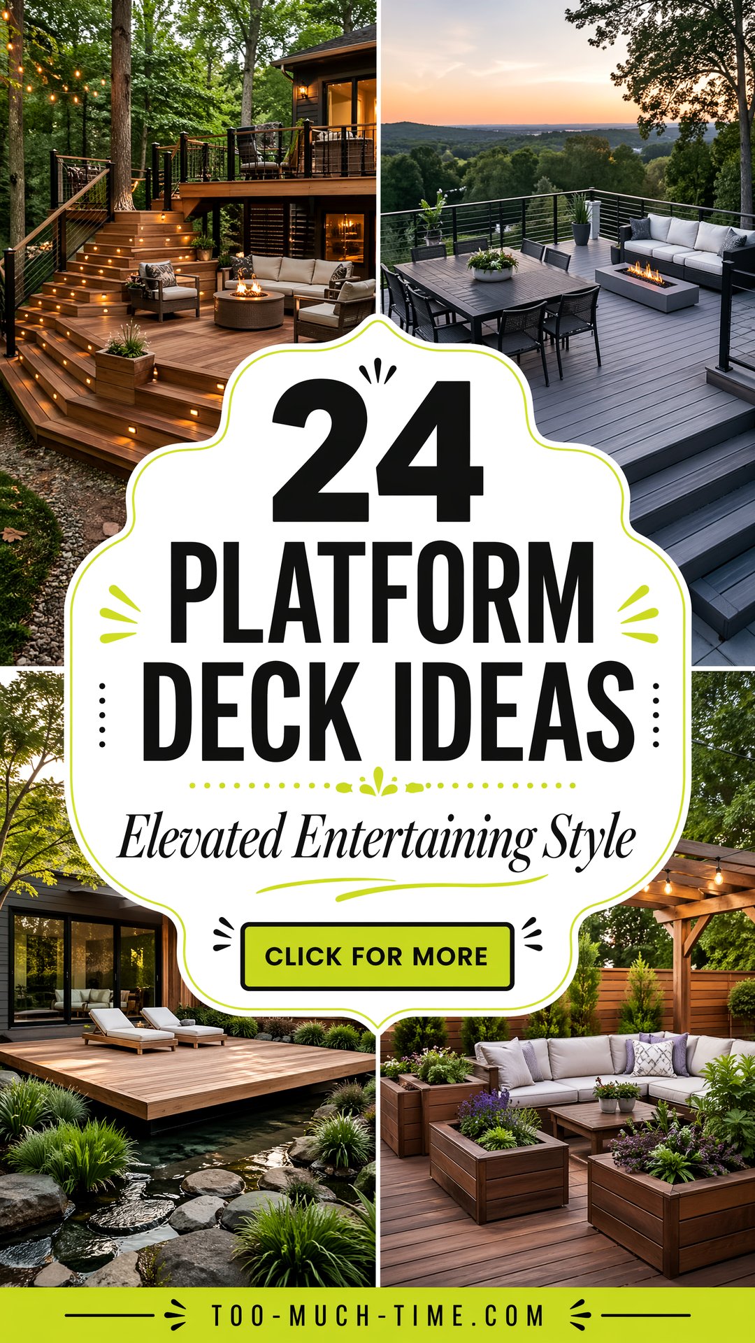 24 Platform Deck Ideas for Elevated Entertaining Spaces - 24 Platform Deck Ideas for Elevated Entertaining Spaces