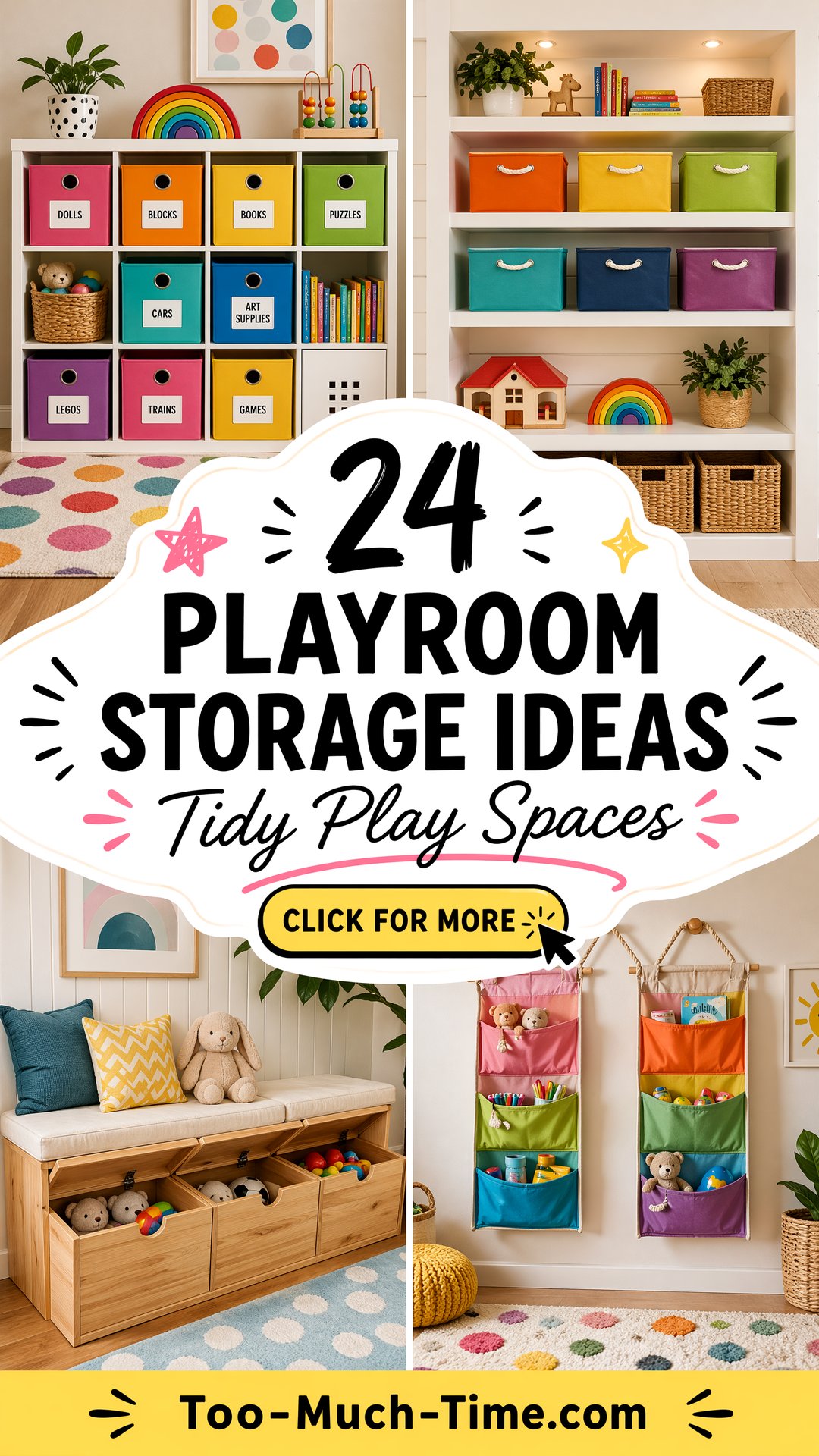 24 Playroom Storage Ideas for Tidy Kid-friendly Spaces That Work - 24 Playroom Storage Ideas for Tidy, Kid-friendly Spaces That Work