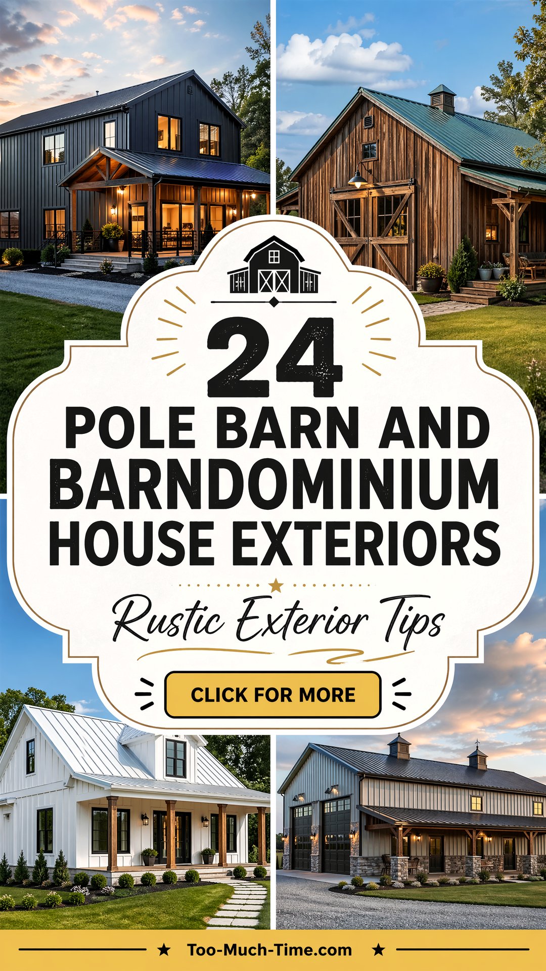 24 Pole Barn and Barndominium House Exteriors Tips - 24 Pole Barn and Barndominium House Exteriors Tips
