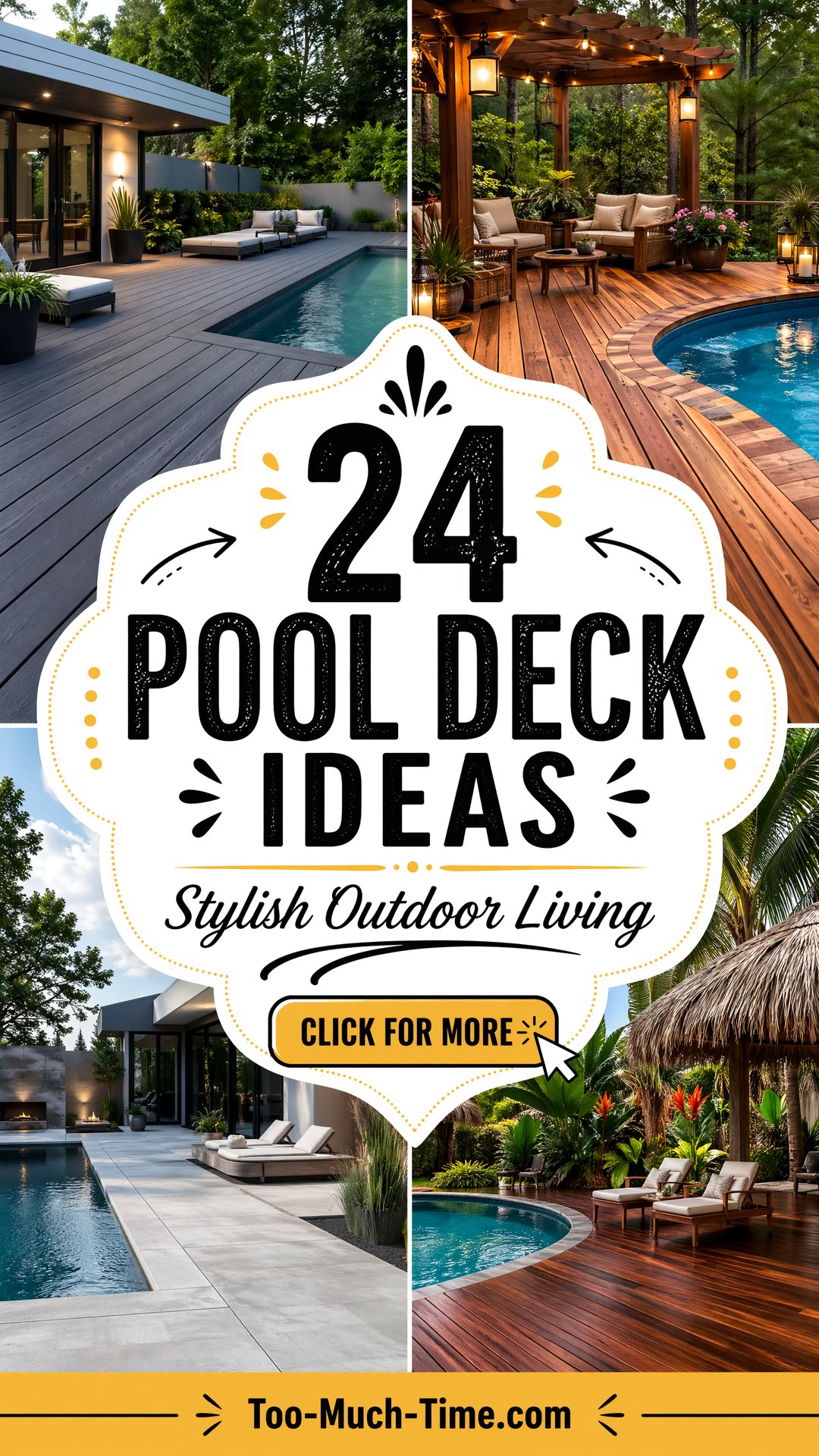24 Pool Deck Ideas for Stylish Outdoor Living - 24 Pool Deck Ideas for Stylish Outdoor Living