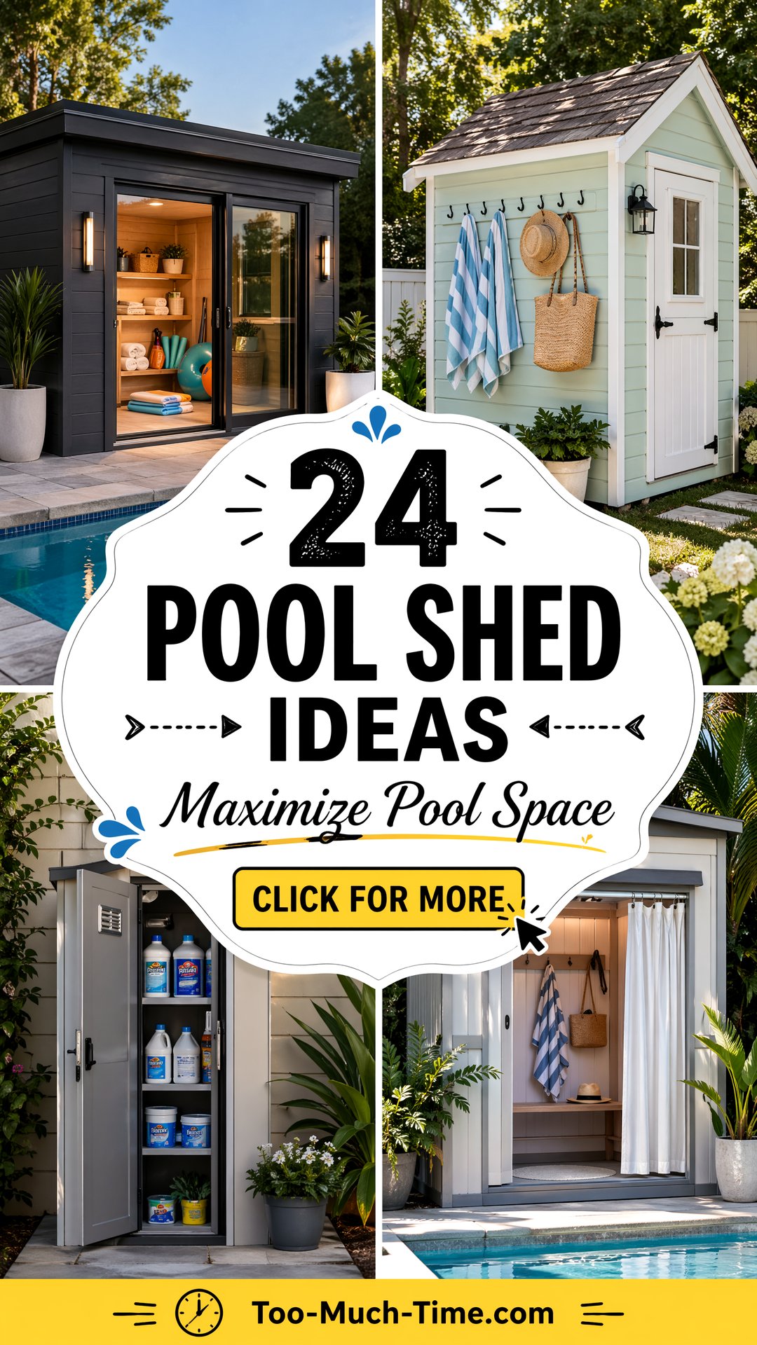 24 Pool Shed Ideas to Organize and Maximize Pool Space - 24 Pool Shed Ideas to Organize and Maximize Pool Space