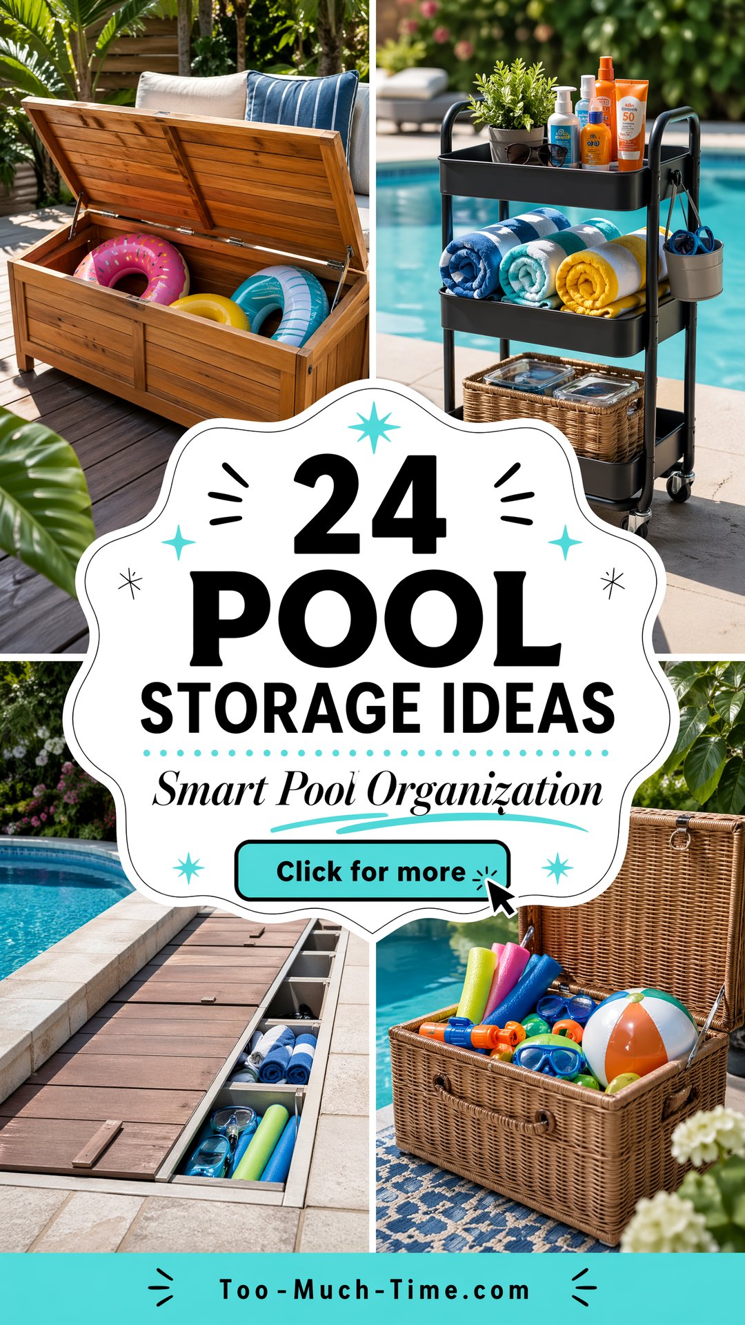 24 Pool Storage Ideas to Declutter and Organize Smartly - 24 Pool Storage Ideas to Declutter and Organize Smartly