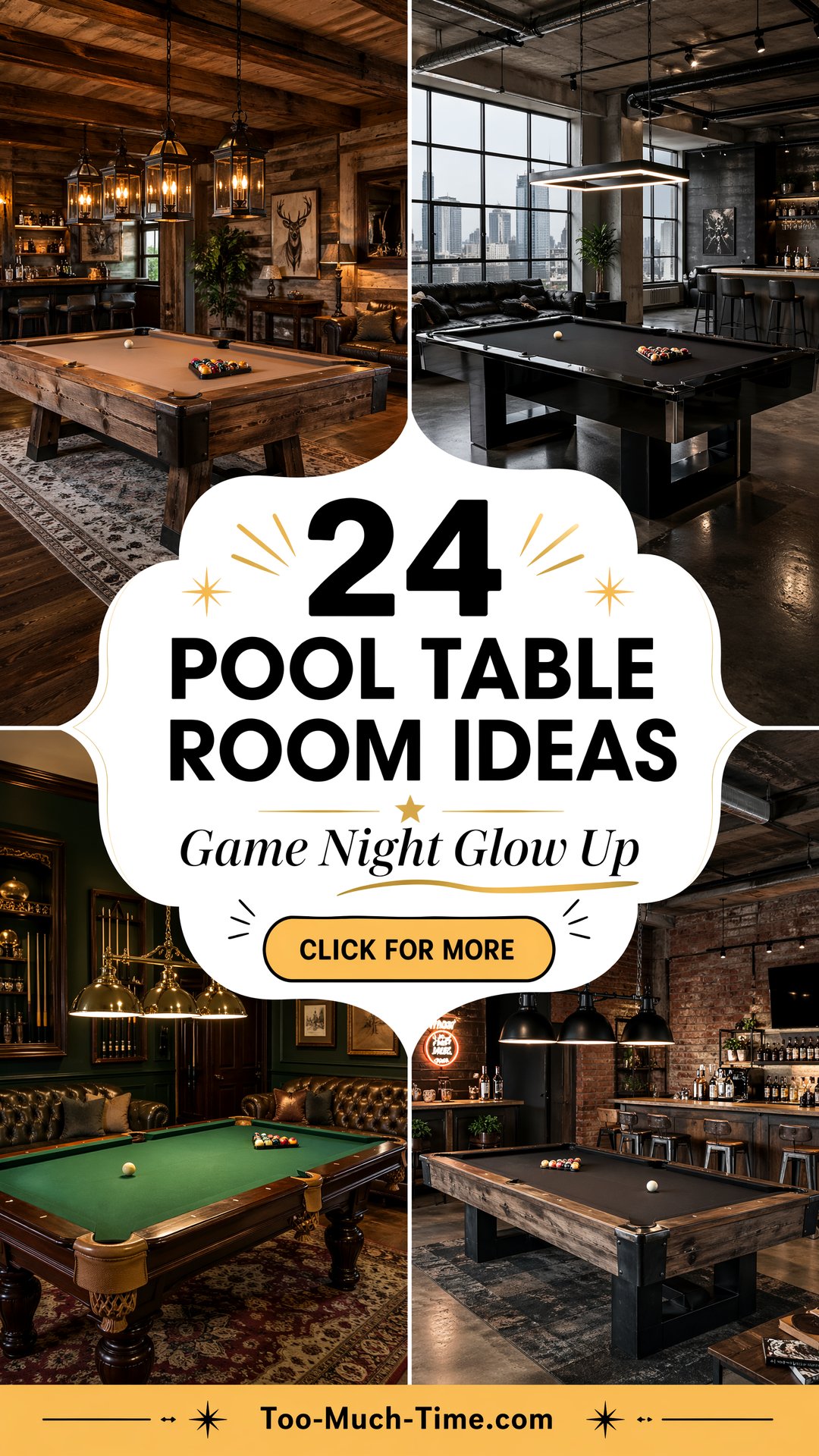 24 Pool Table Room Ideas to Elevate Game Night Decor - 24 Pool Table Room Ideas to Elevate Game Night Decor