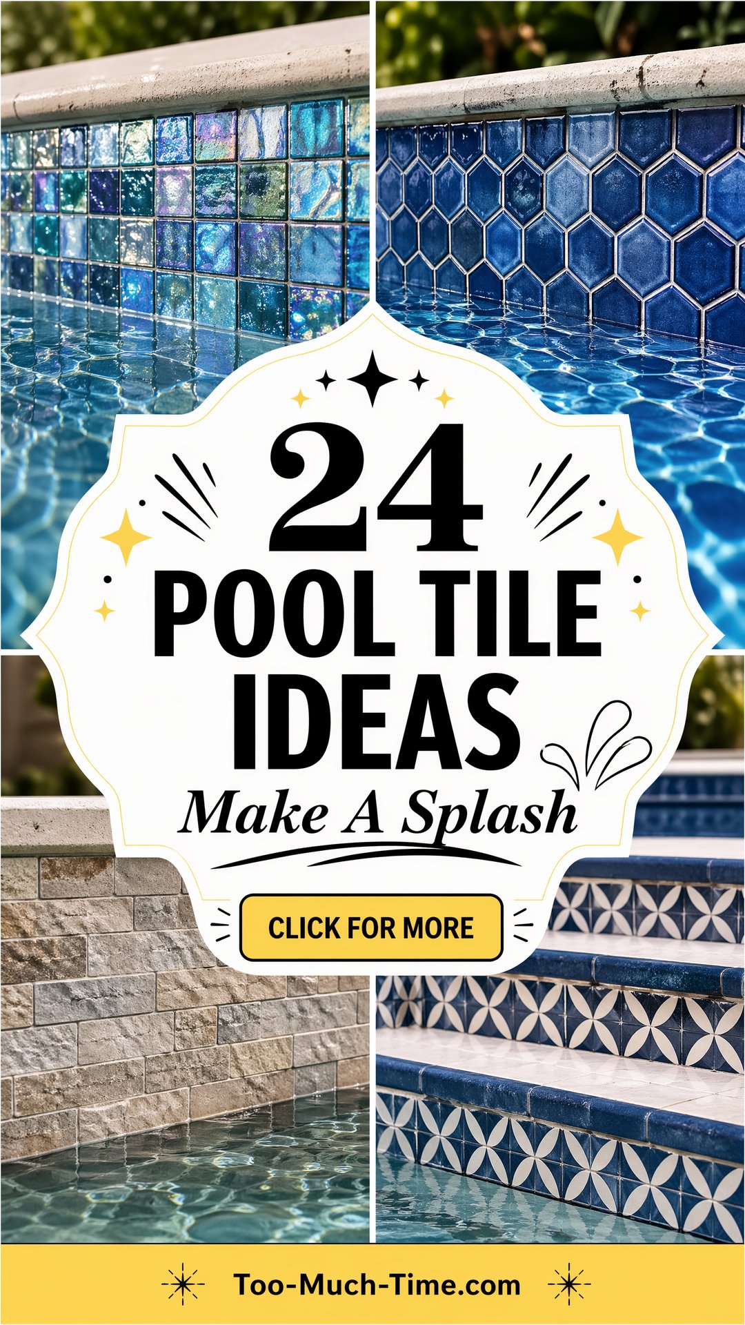24 Pool Tile Ideas Color Pattern and Texture Options - 24 Pool Tile Ideas: Color, Pattern and Texture Options