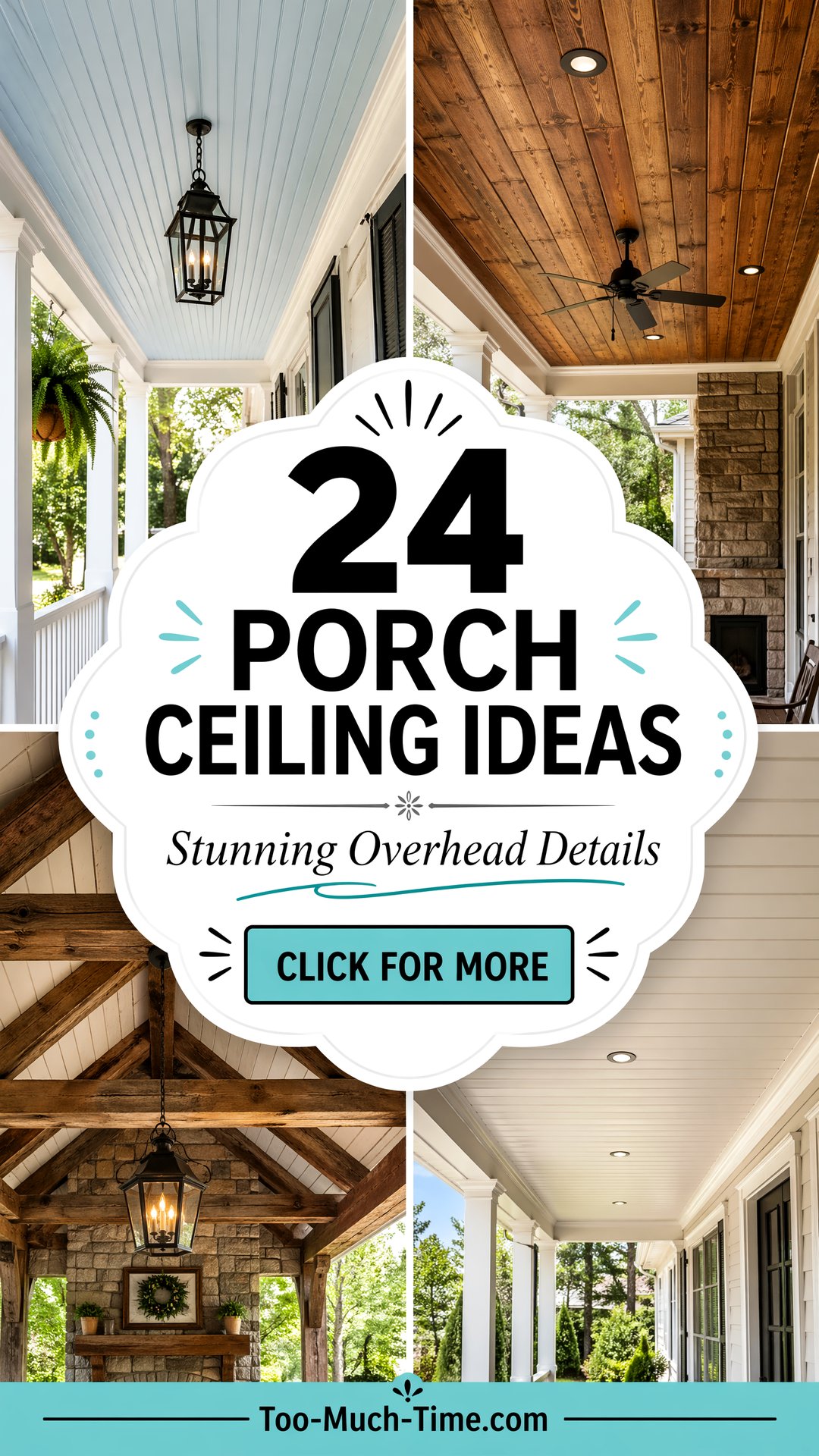24 Porch Ceiling Ideas Ceiling Treatments and Finishes - 24 Porch Ceiling Ideas: Ceiling Treatments and Finishes