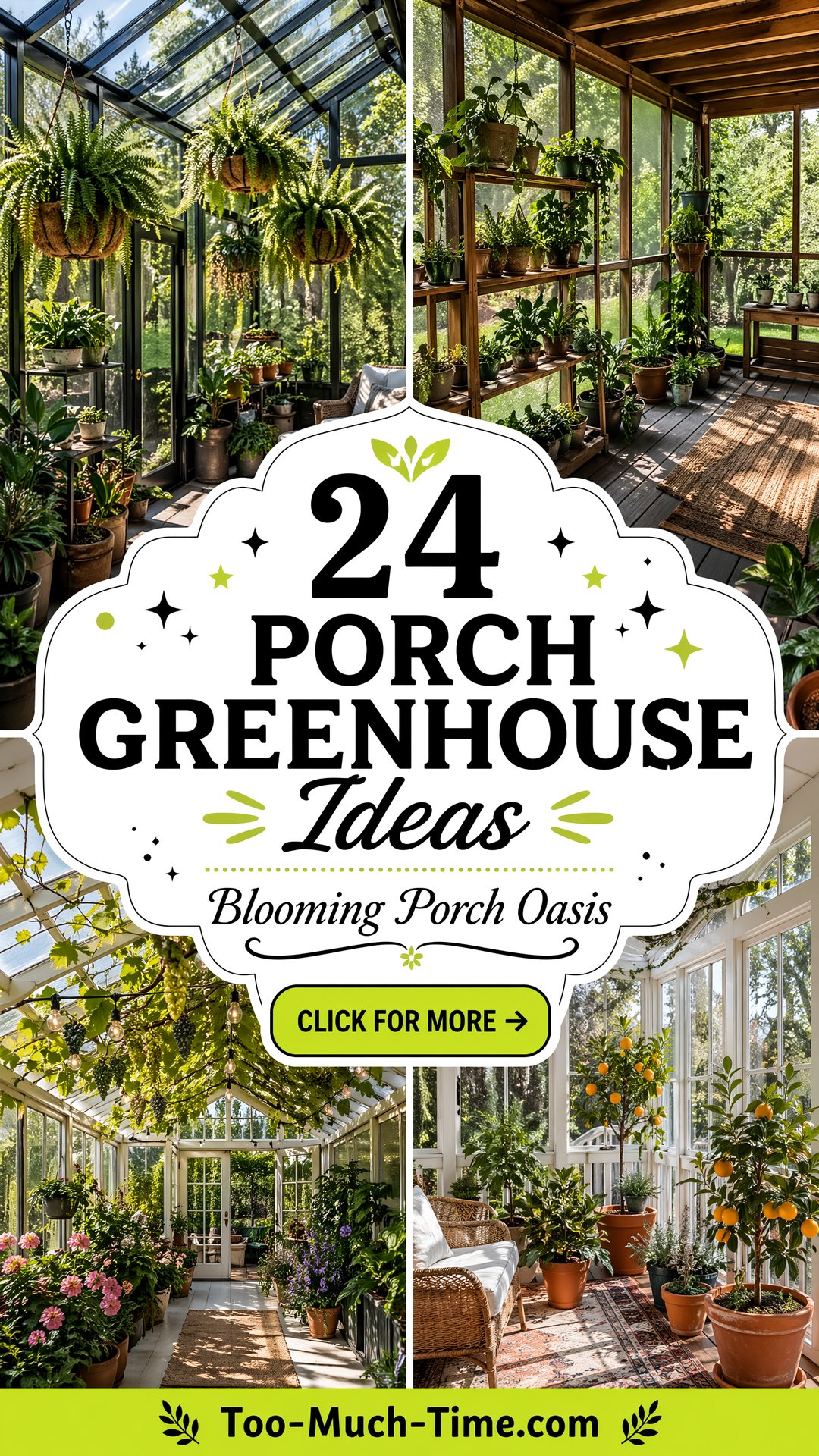 24 Porch Greenhouse Ideas to Refresh Porch Gardens - 24 Porch Greenhouse Ideas to Refresh Porch Gardens