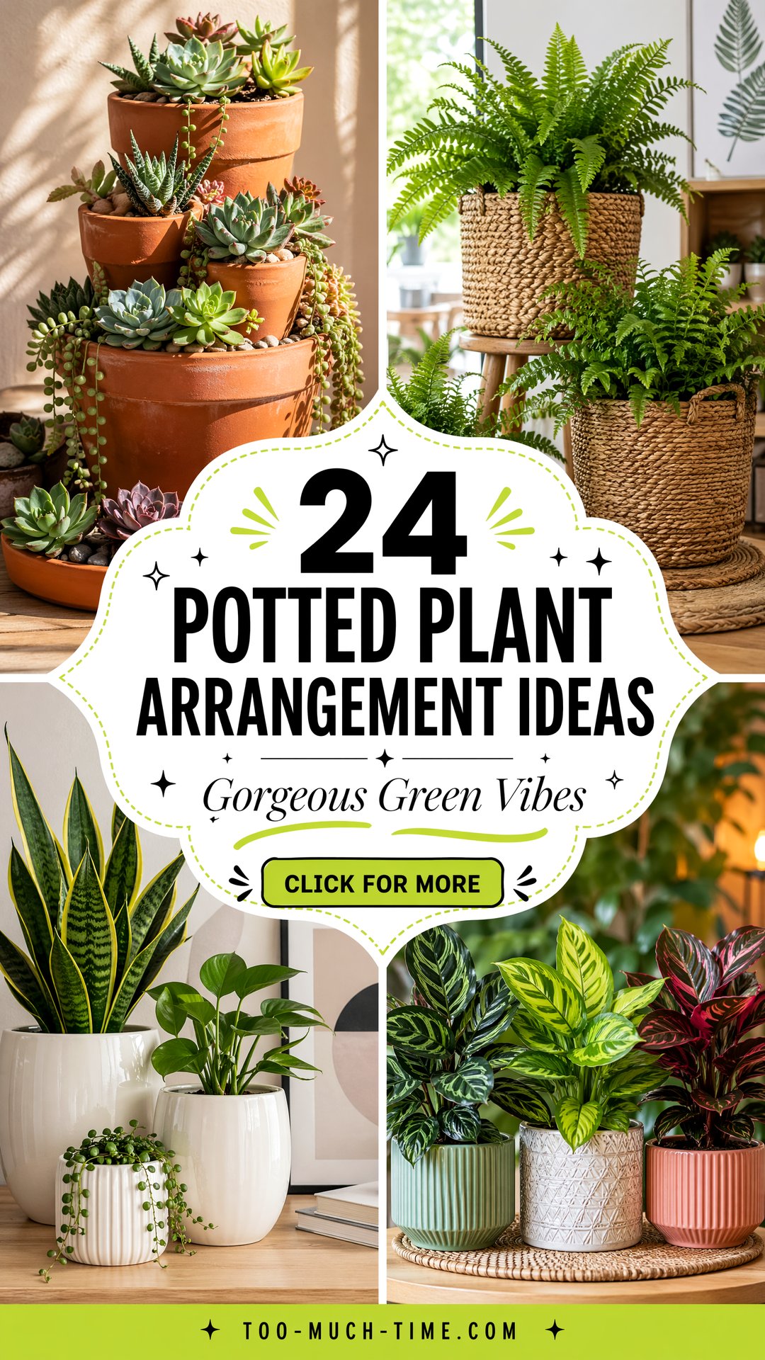 24 Potted Plant Arrangement Ideas Chic Arrangements - 24 Potted Plant Arrangement Ideas: Chic Arrangements