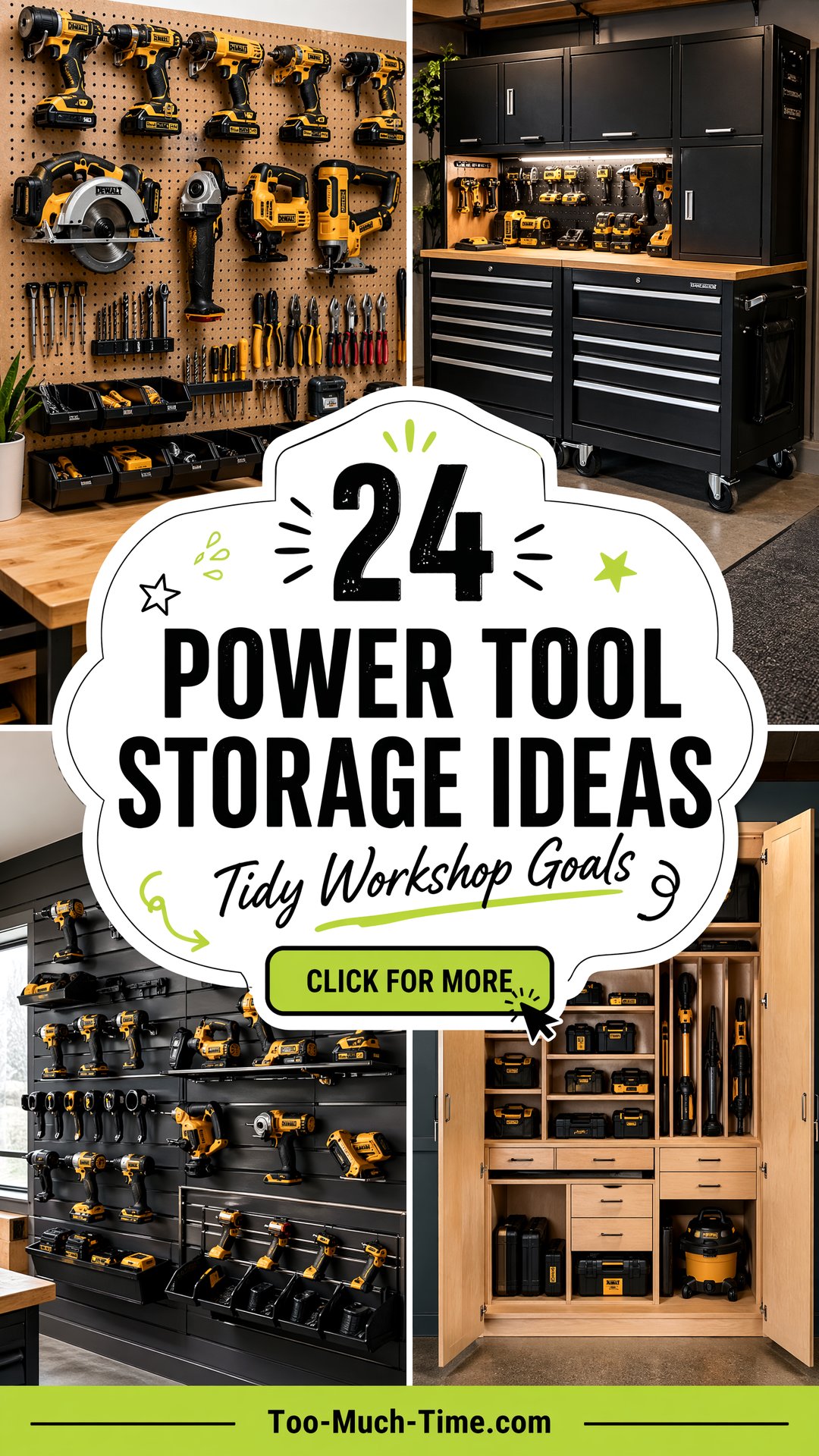 24 Power Tool Storage Ideas Organized Workshop Gear - 24 Power Tool Storage Ideas: Organized Workshop Gear