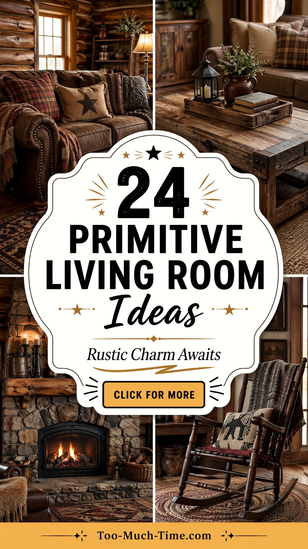 24 Primitive Living Room Ideas Rustic Simple Comfort - 24 Primitive Living Room Ideas: Rustic, Simple Comfort