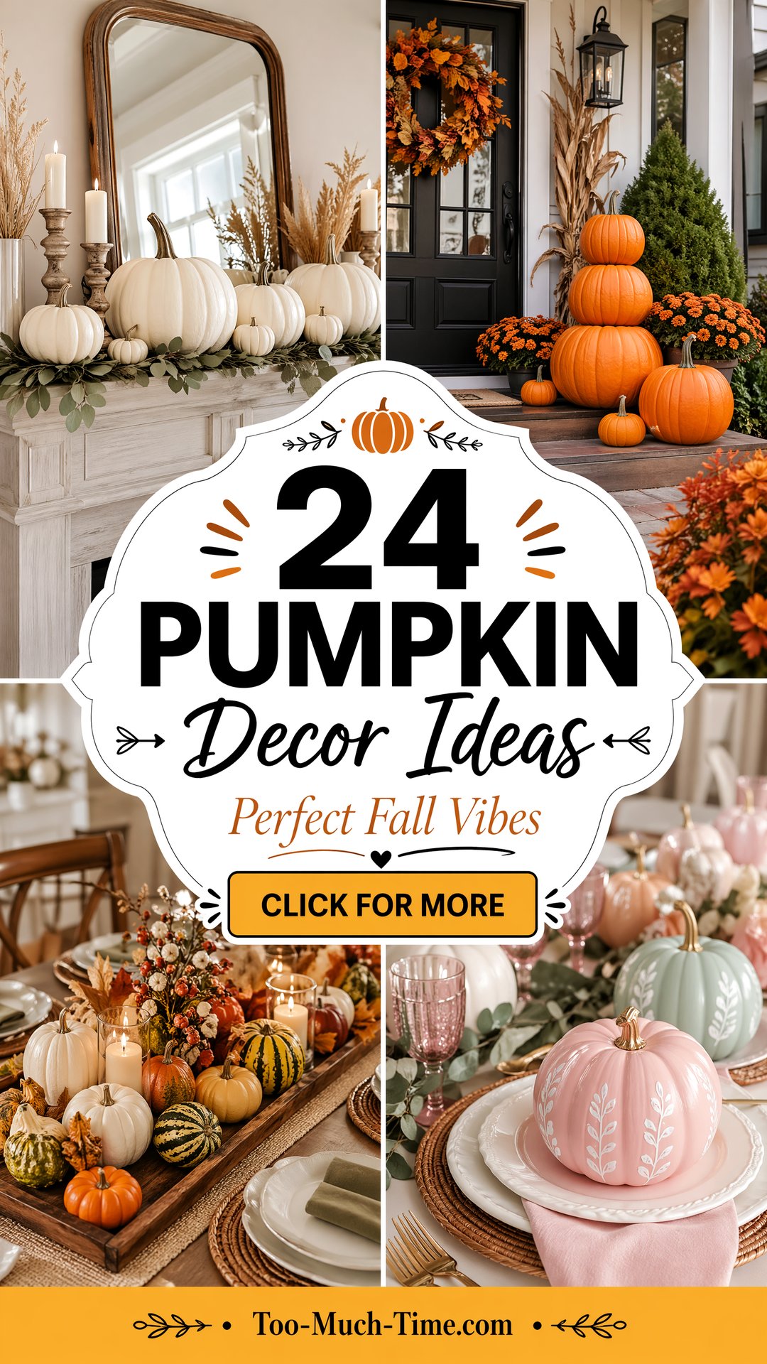 24 Pumpkin Decor Ideas Seasonal Accents and Color - 24 Pumpkin Decor Ideas: Seasonal Accents and Color