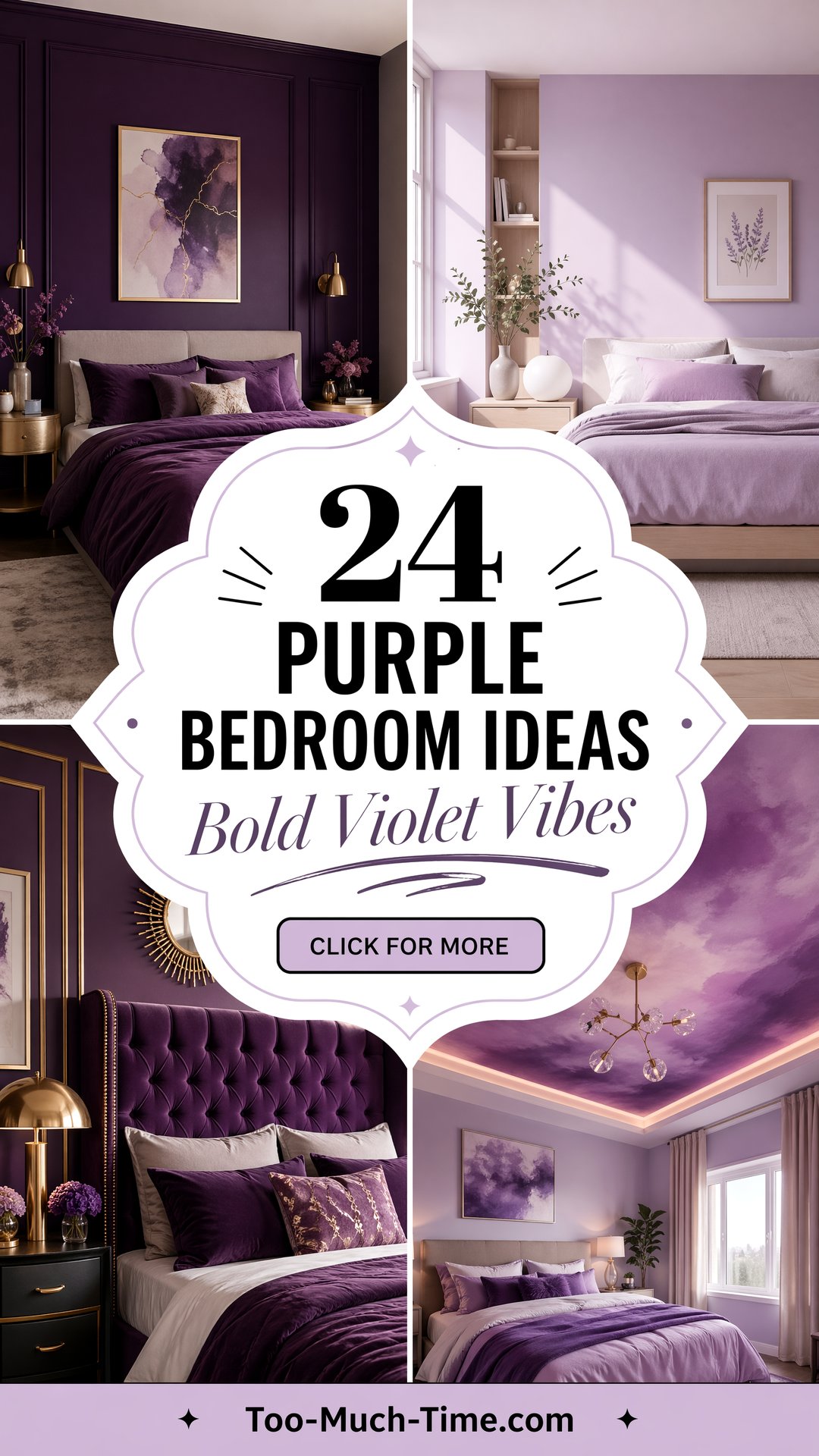 24 Purple Bedroom Ideas Rich Violet Accents and Mood - 24 Purple Bedroom Ideas: Rich Violet Accents and Mood