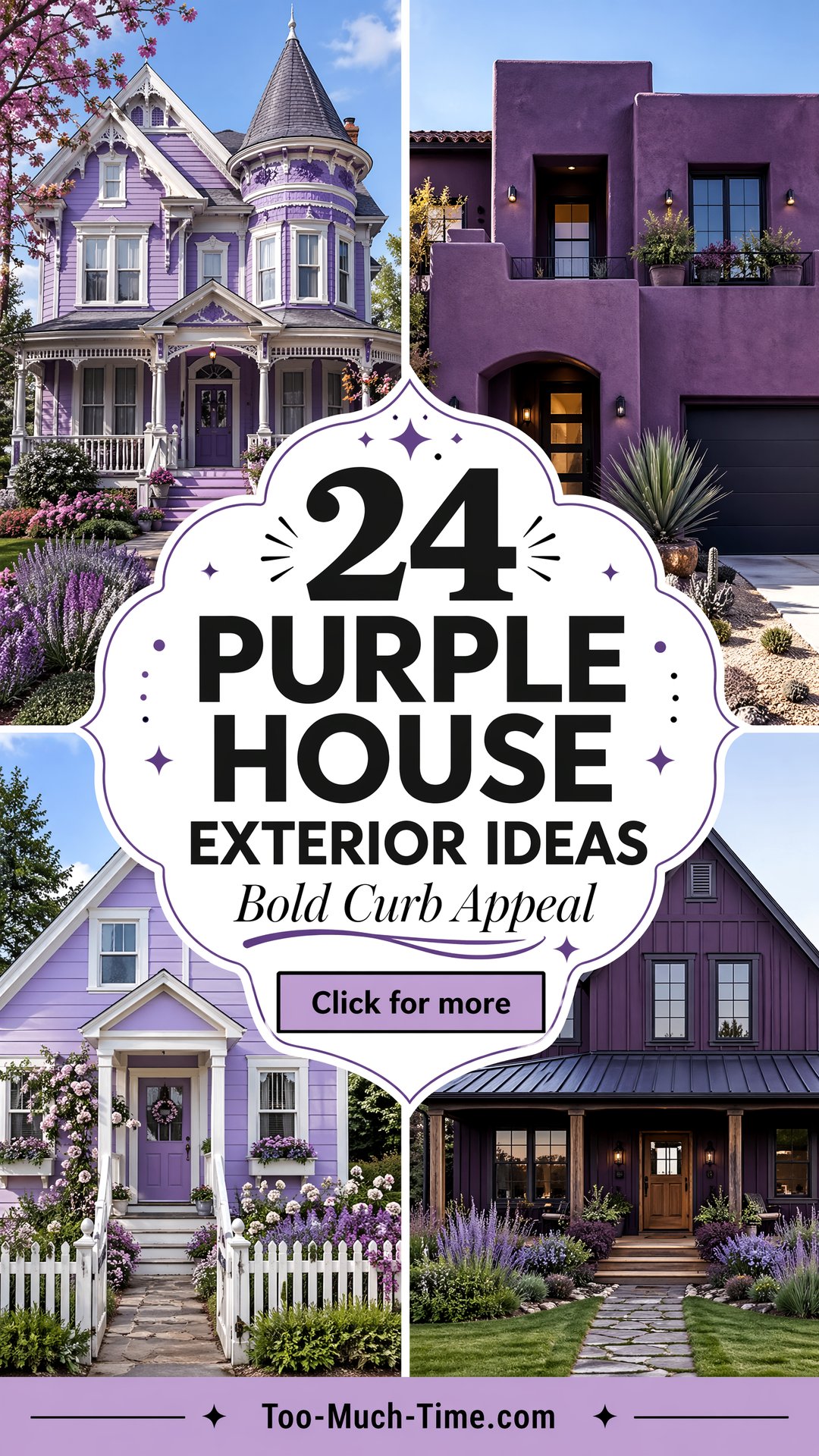 24 Purple House Exterior Ideas for Bold Curb Appeal - 24 Purple House Exterior Ideas for Bold Curb Appeal