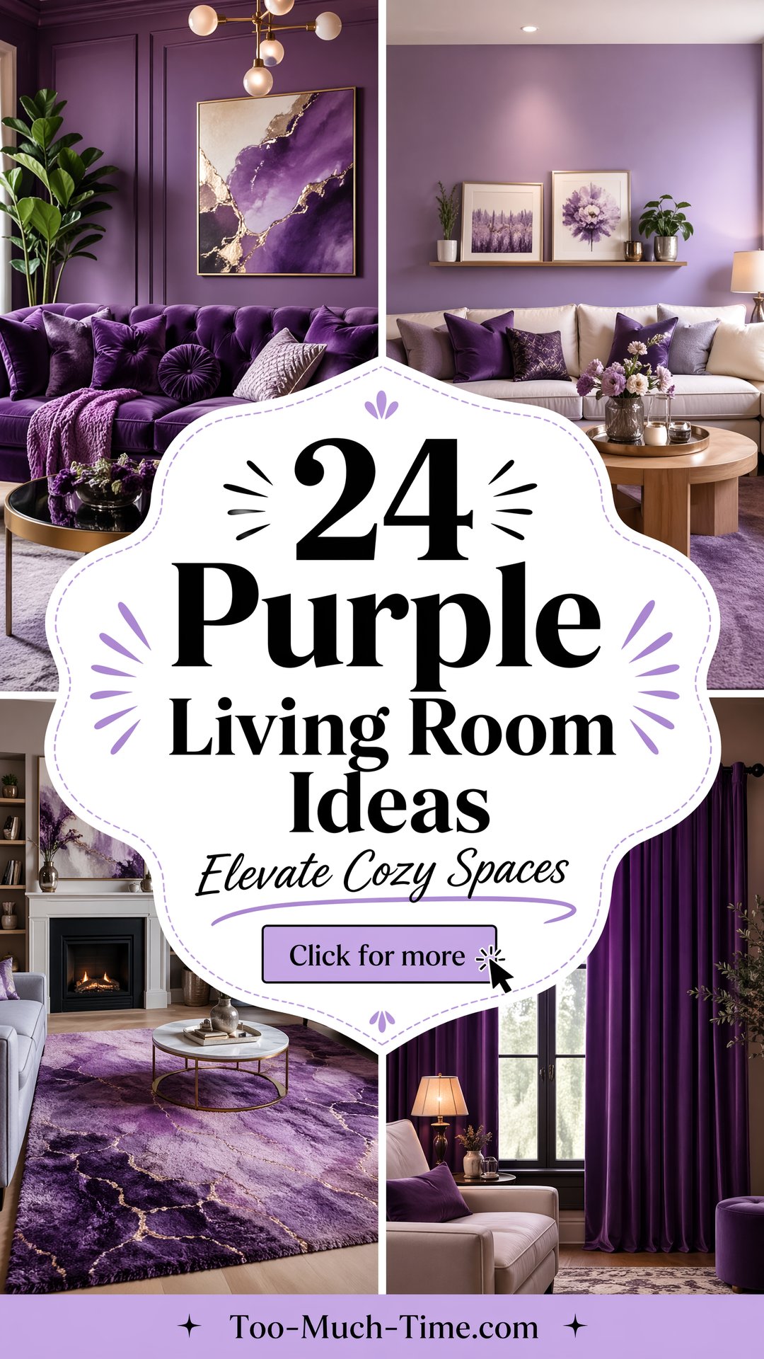 24 Purple Living Room Ideas to Elevate Cozy Spaces - 24 Purple Living Room Ideas to Elevate Cozy Spaces