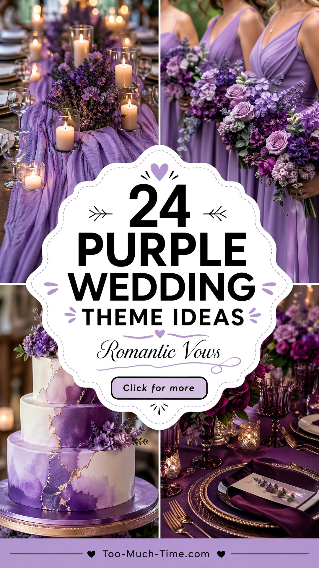 24 Purple Wedding Theme Ideas for Romantic Celebrations - 24 Purple Wedding Theme Ideas for Romantic Celebrations