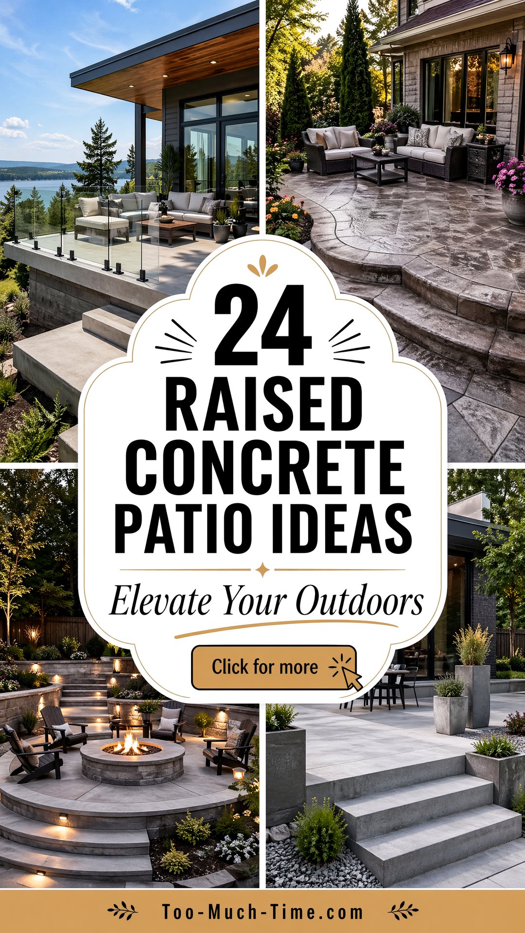 24 Raised Concrete Patio Ideas to Elevate Outdoors - 24 Raised Concrete Patio Ideas to Elevate Outdoors