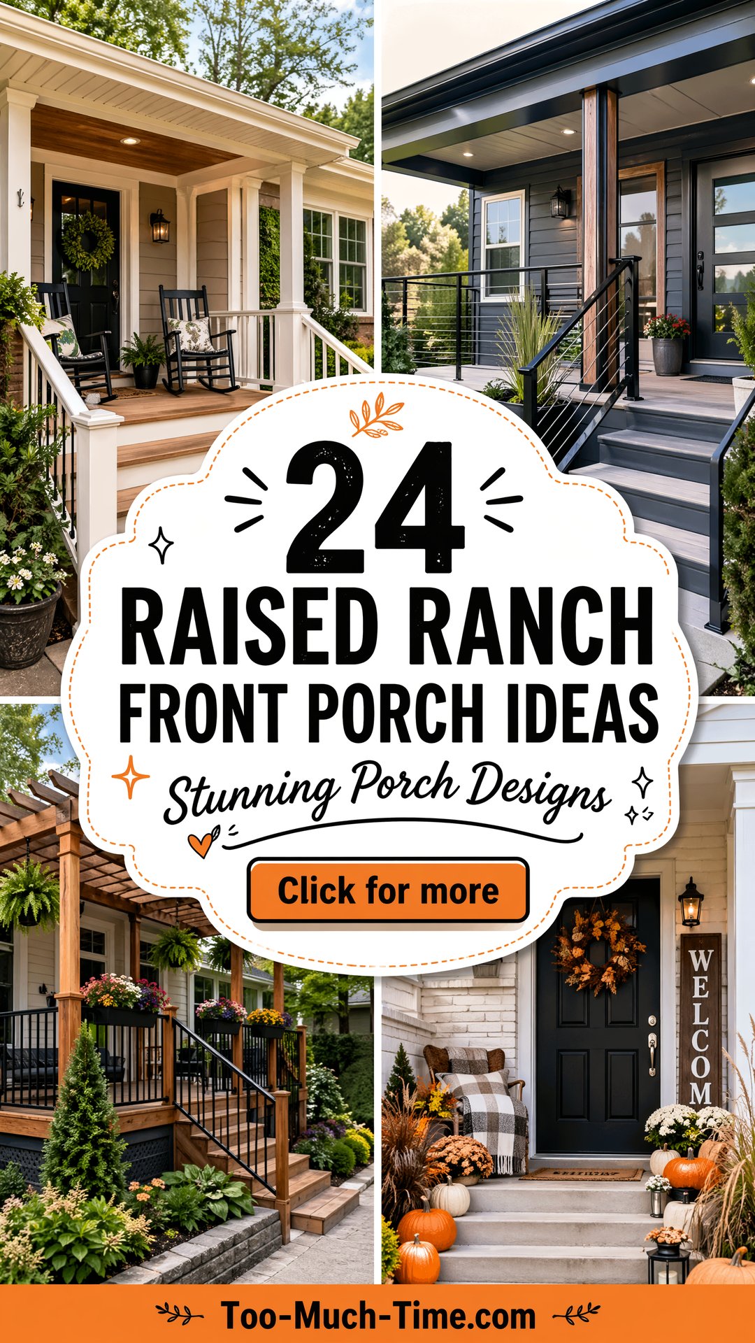 24 Raised Ranch Front Porch Ideas Porch Design Ideas - 24 Raised Ranch Front Porch Ideas: Porch Design Ideas