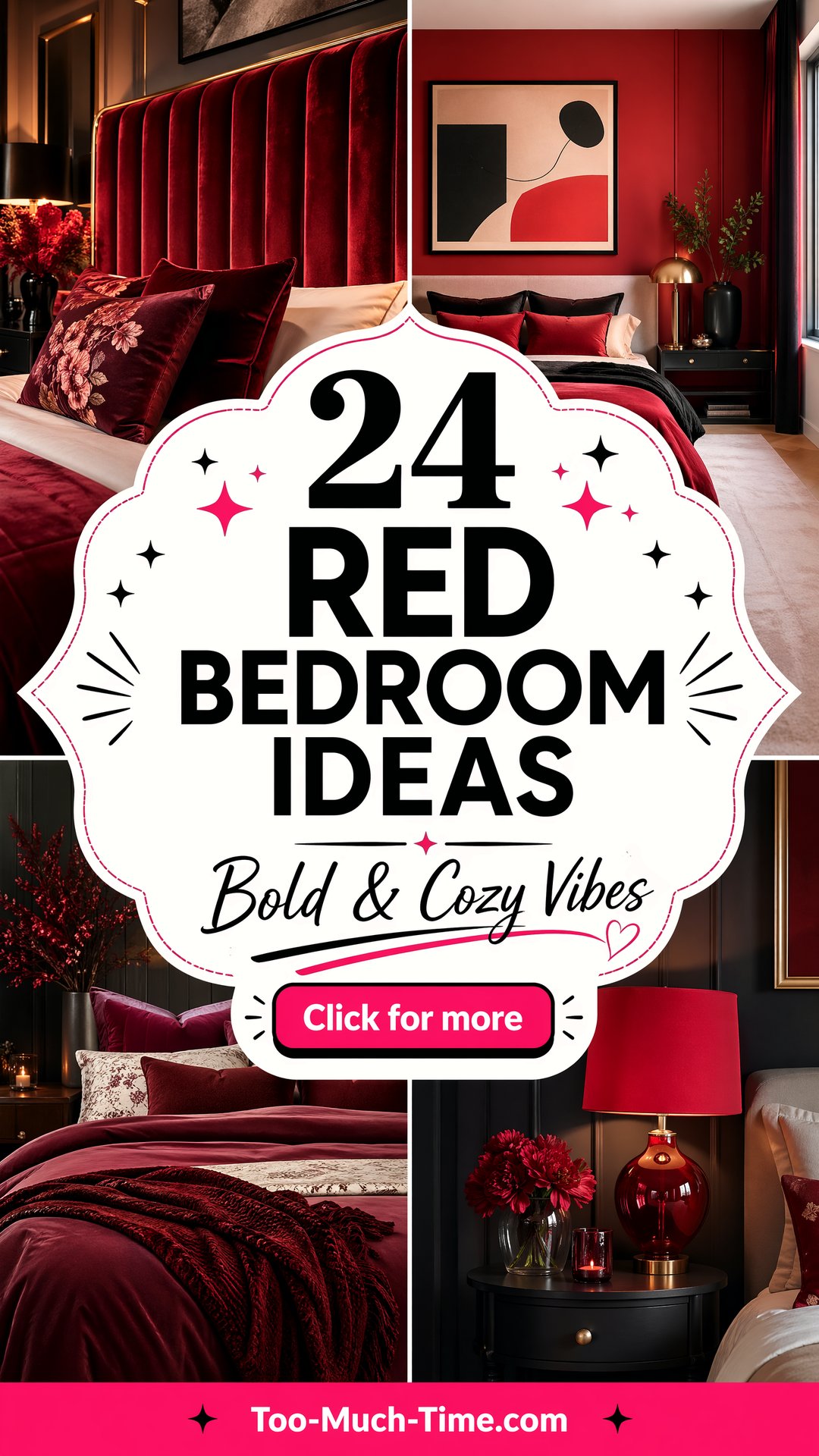 24 Red Bedroom Ideas Cozy Bold Accents for Relaxation - 24 Red Bedroom Ideas: Cozy Bold Accents for Relaxation