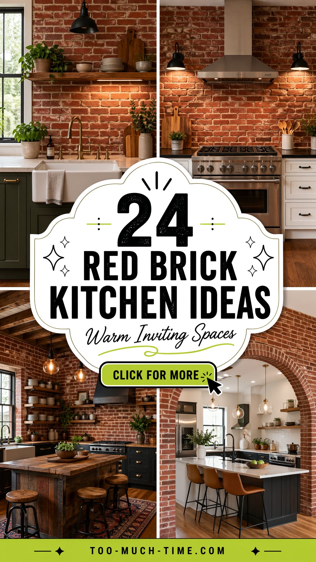 24 Red Brick Kitchen Ideas for Warm Inviting Spaces - 24 Red Brick Kitchen Ideas for Warm, Inviting Spaces