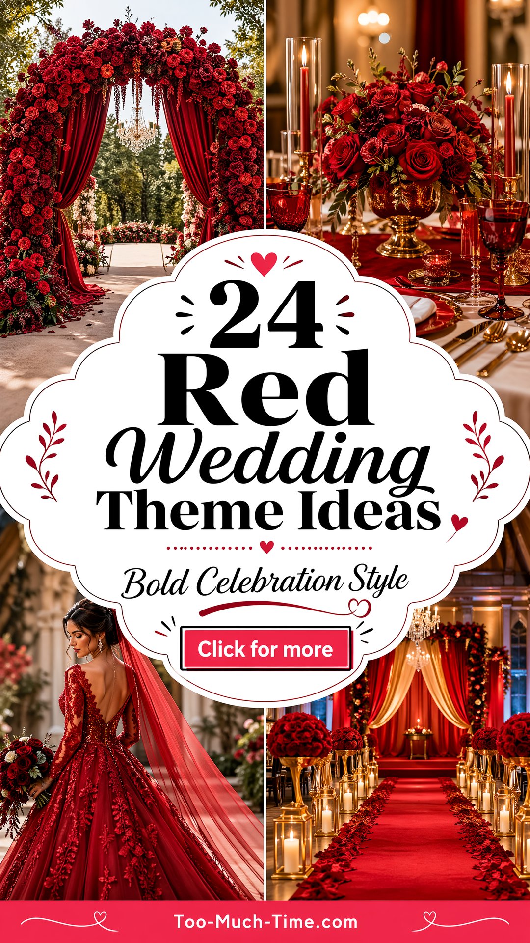 24 Red Wedding Theme Ideas for Bold Celebrations Today - 24 Red Wedding Theme Ideas for Bold Celebrations Today