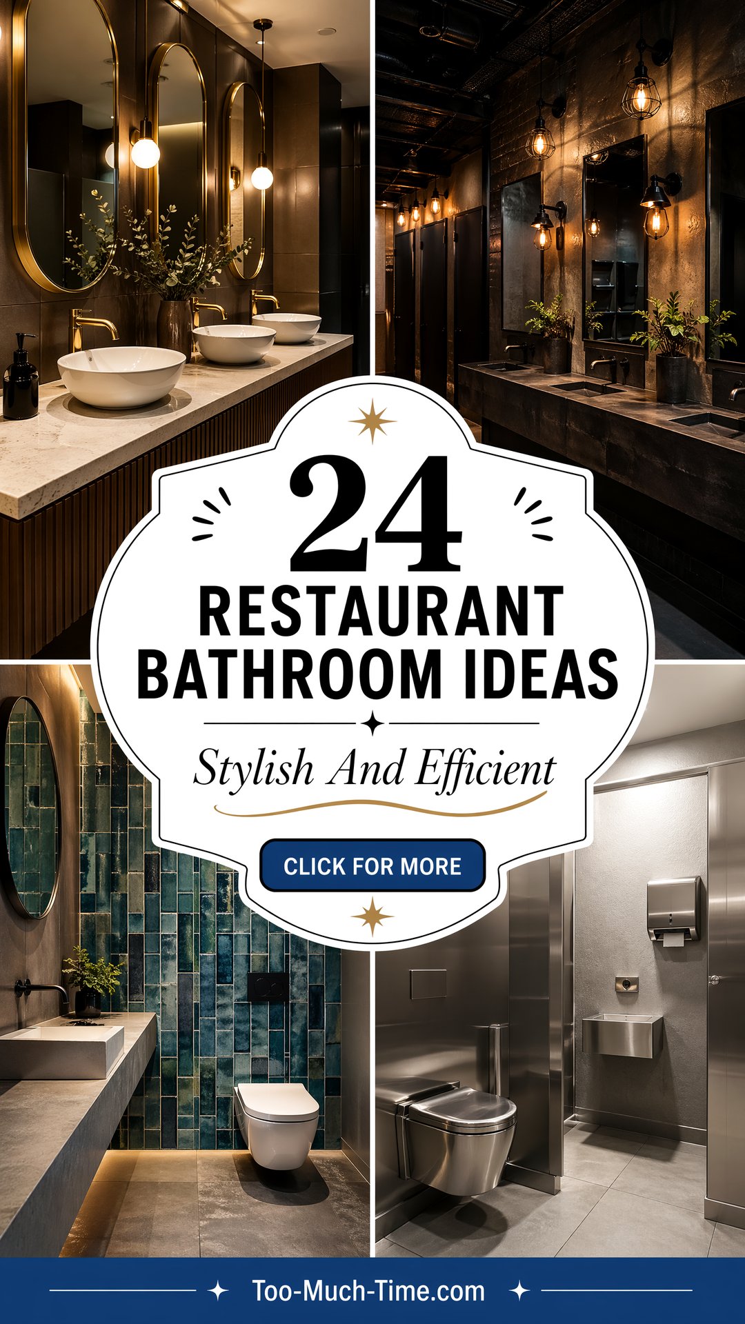 24 Restaurant Bathroom Ideas for Efficient Spaces Now - 24 Restaurant Bathroom Ideas for Efficient Spaces Now