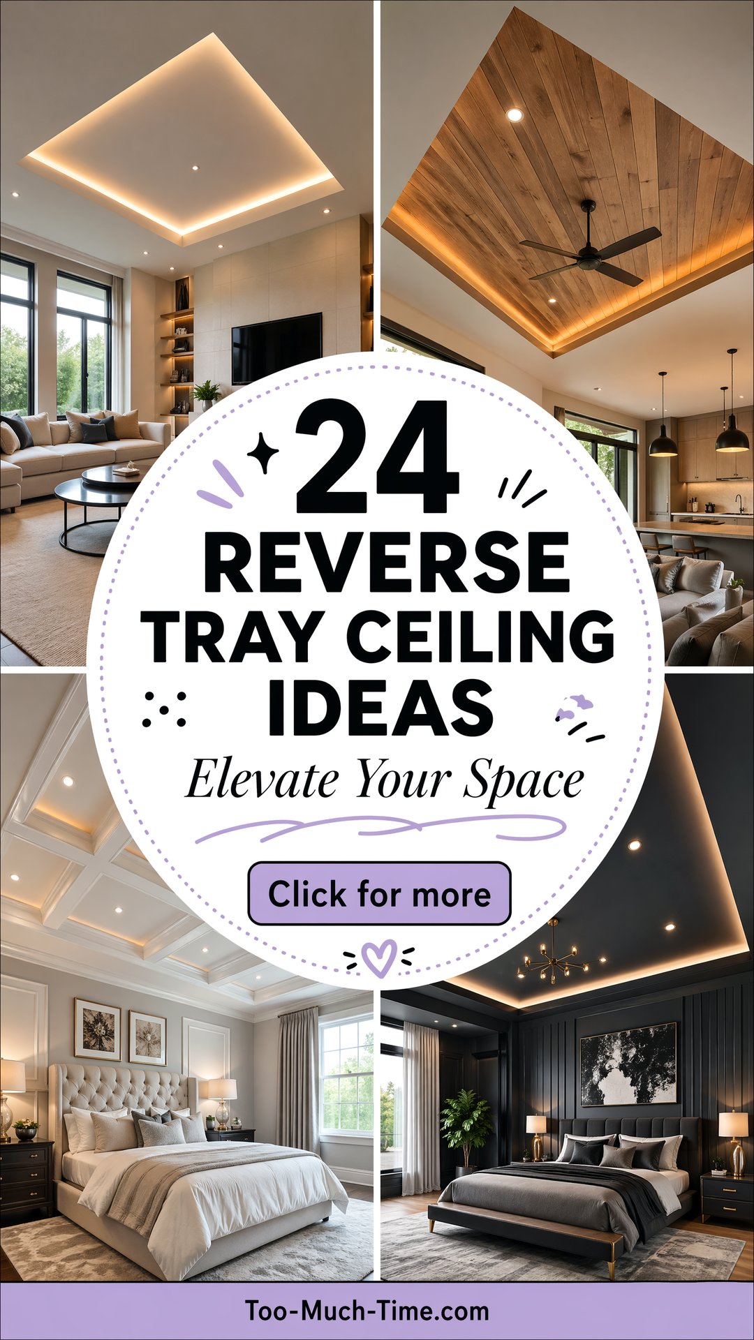 24 Reverse Tray Ceiling Ideas for Elevating Ceilings - 24 Reverse Tray Ceiling Ideas for Elevating Ceilings