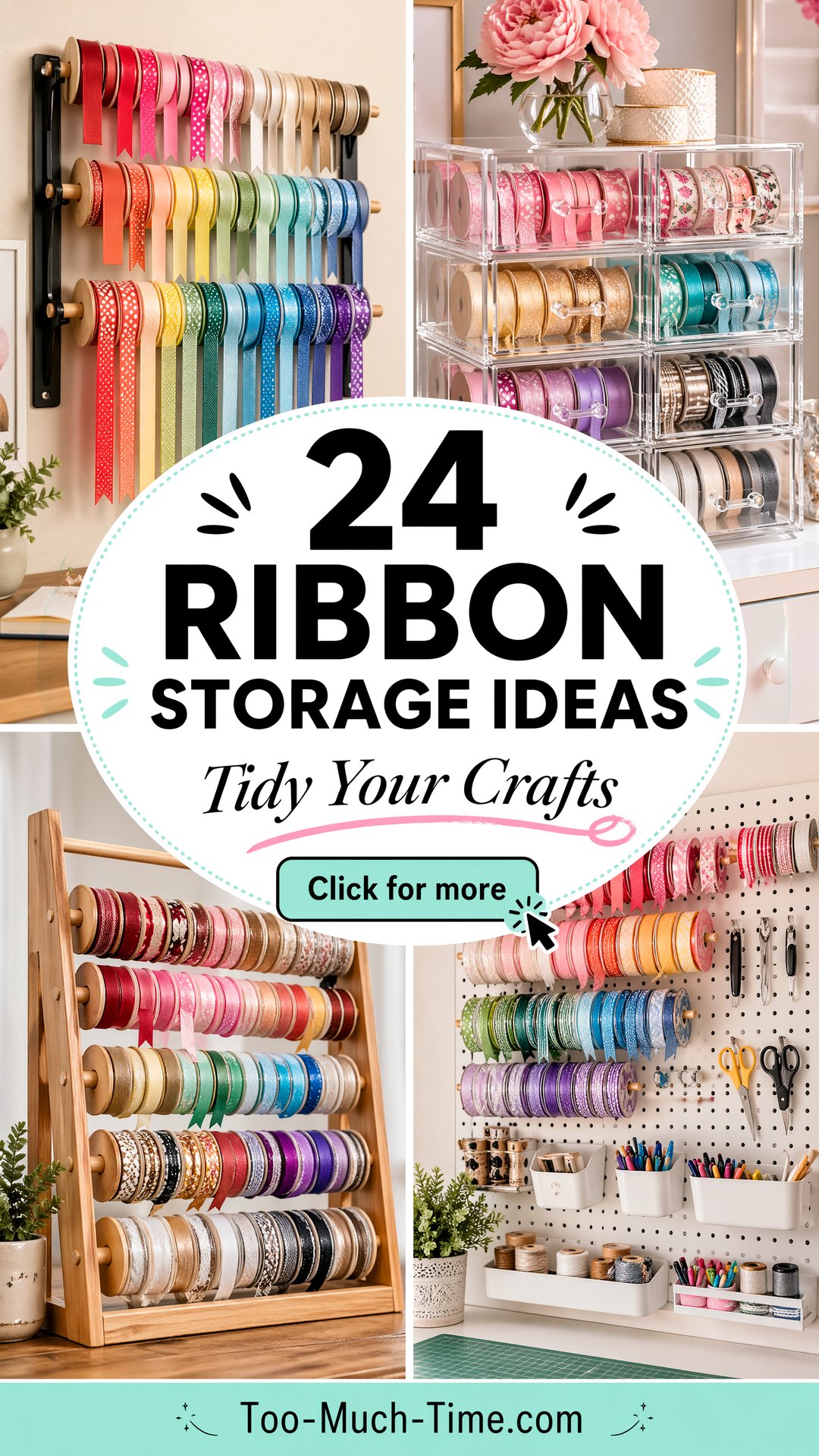 24 Ribbon Storage Ideas for Tidy Craft Spaces At Home - 24 Ribbon Storage Ideas for Tidy Craft Spaces At Home