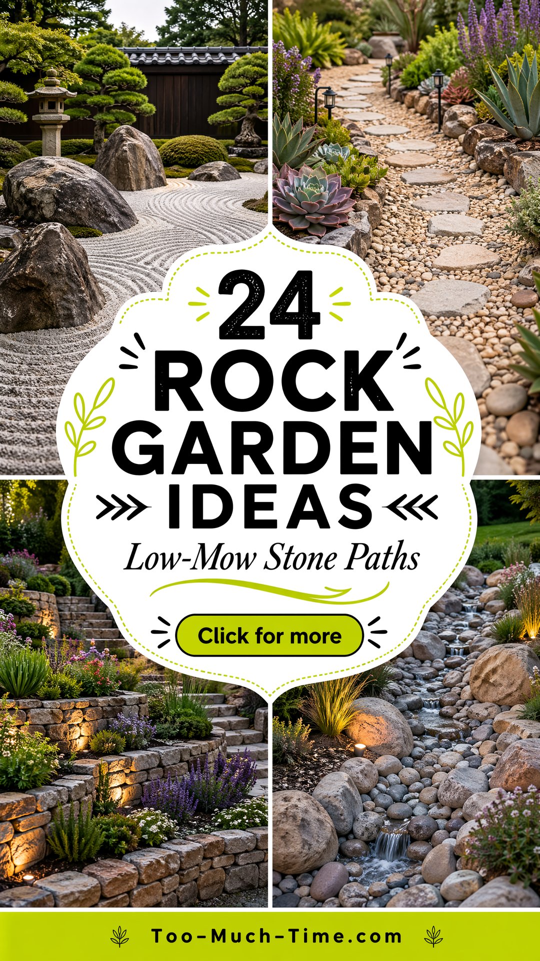 24 Rock Garden Ideas Low-mow Designs and Stone Paths - 24 Rock Garden Ideas: Low-mow Designs and Stone Paths