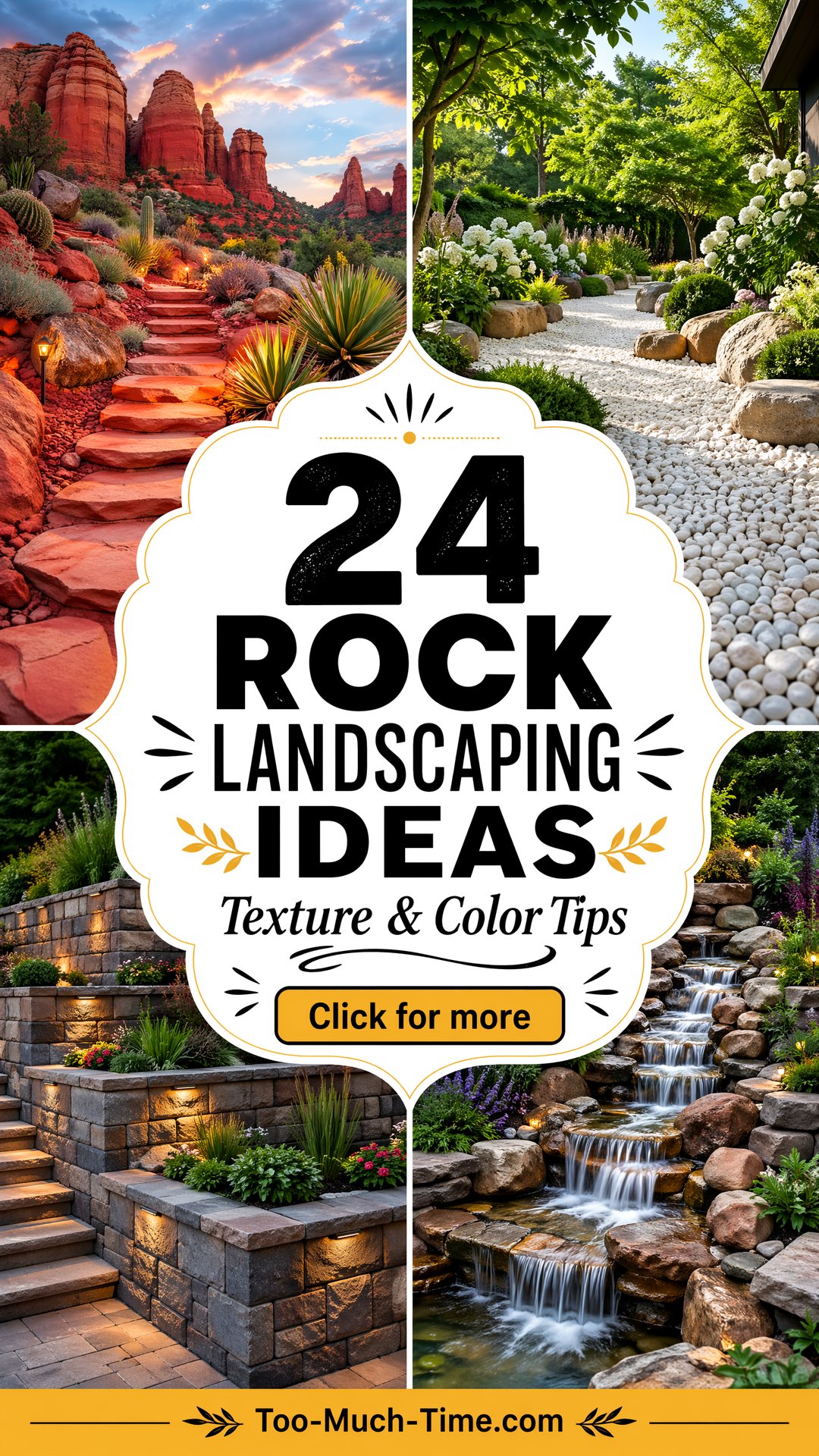 24 Rock Landscaping Ideas Texture and Color Tips Now - 24 Rock Landscaping Ideas: Texture and Color Tips Now