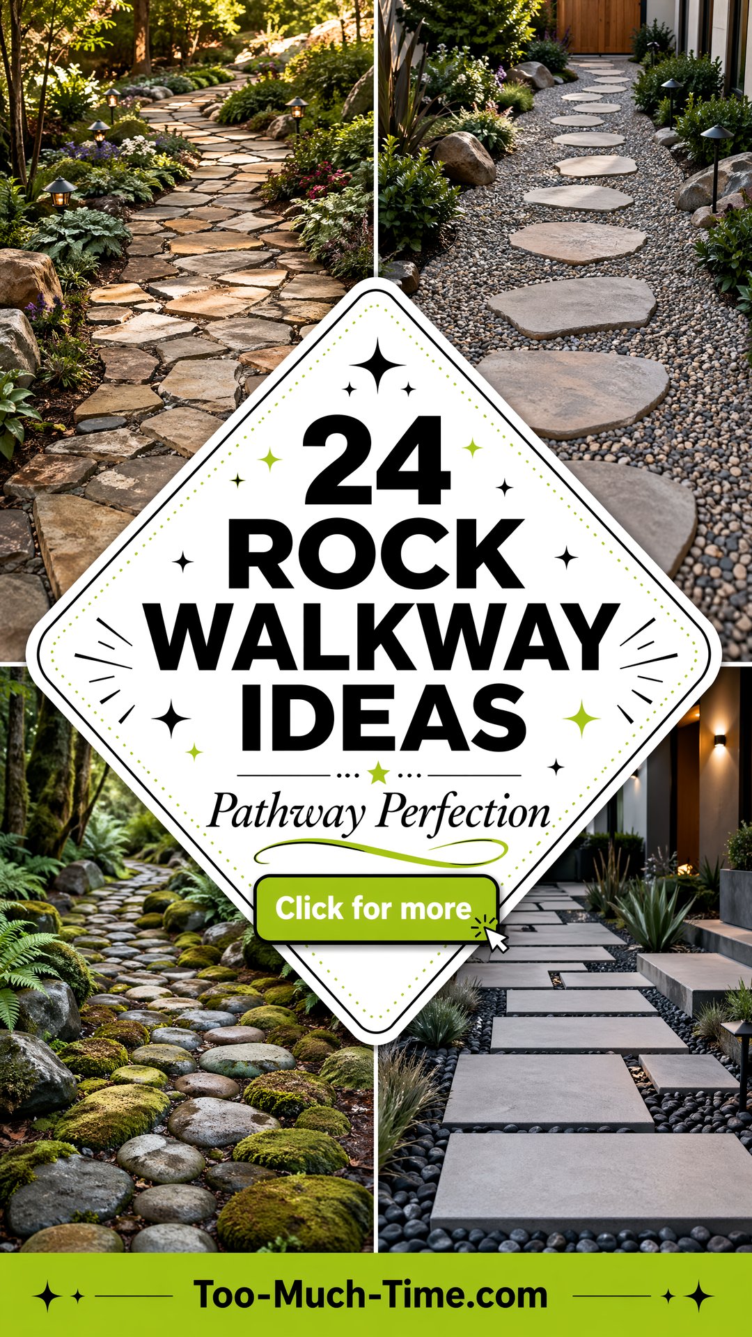 24 Rock Walkway Ideas Creating Charming Pathways Now - 24 Rock Walkway Ideas: Creating Charming Pathways Now
