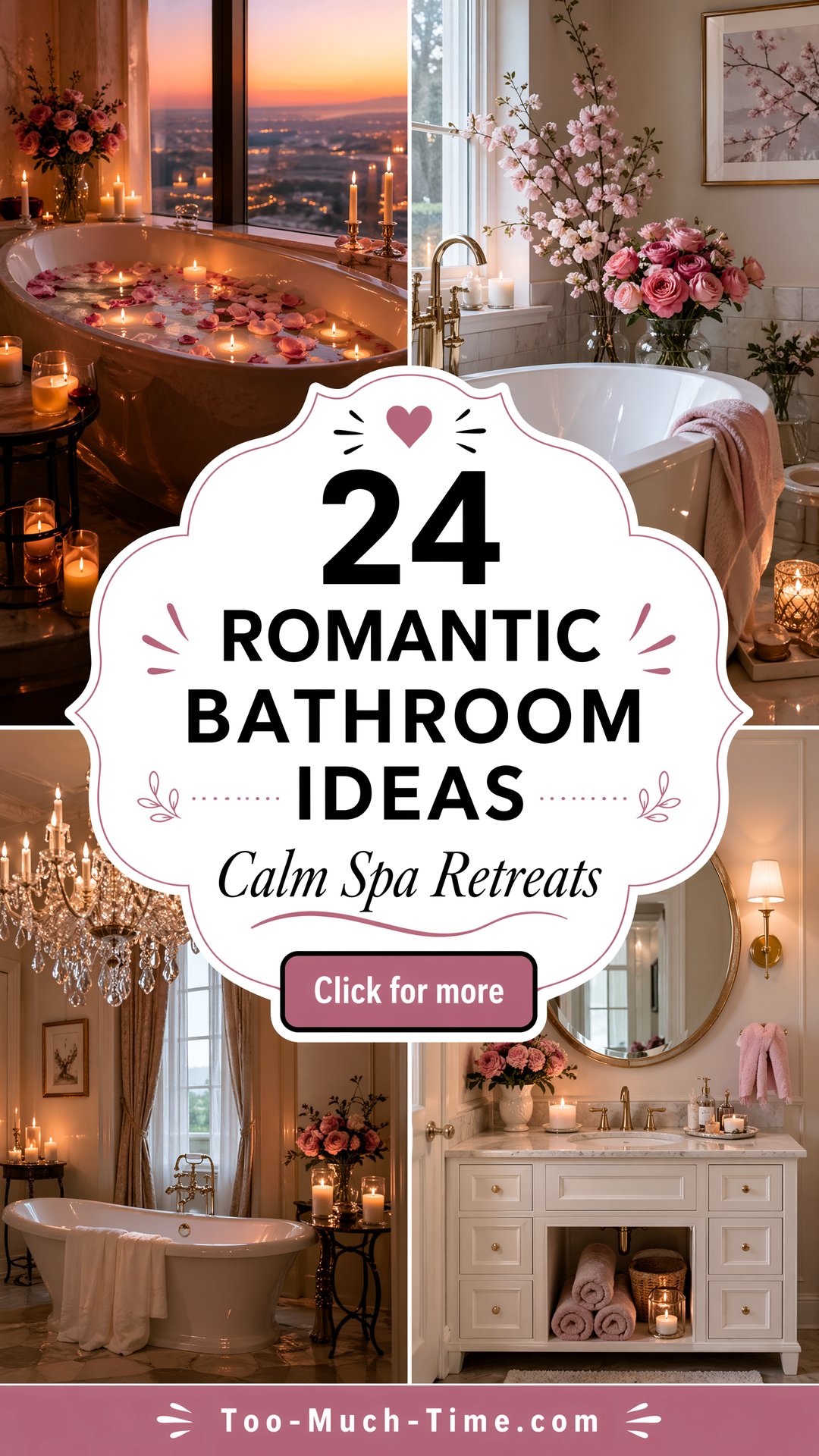 24 Romantic Bathroom Ideas Spa-like Retreats for Calm - 24 Romantic Bathroom Ideas: Spa-like Retreats for Calm
