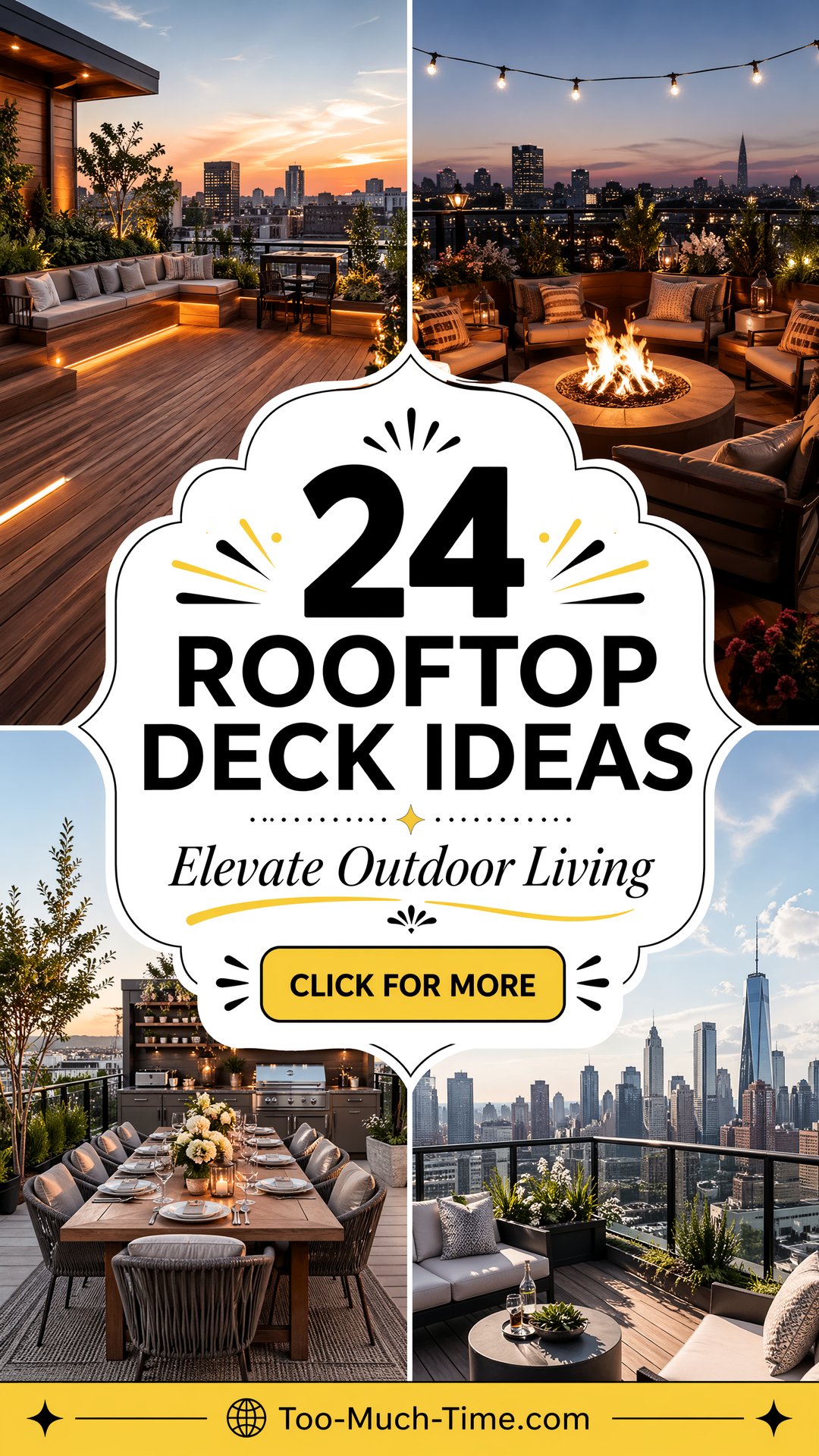 24 Rooftop Deck Ideas Elevate Outdoor Living Style - 24 Rooftop Deck Ideas: Elevate Outdoor Living Style