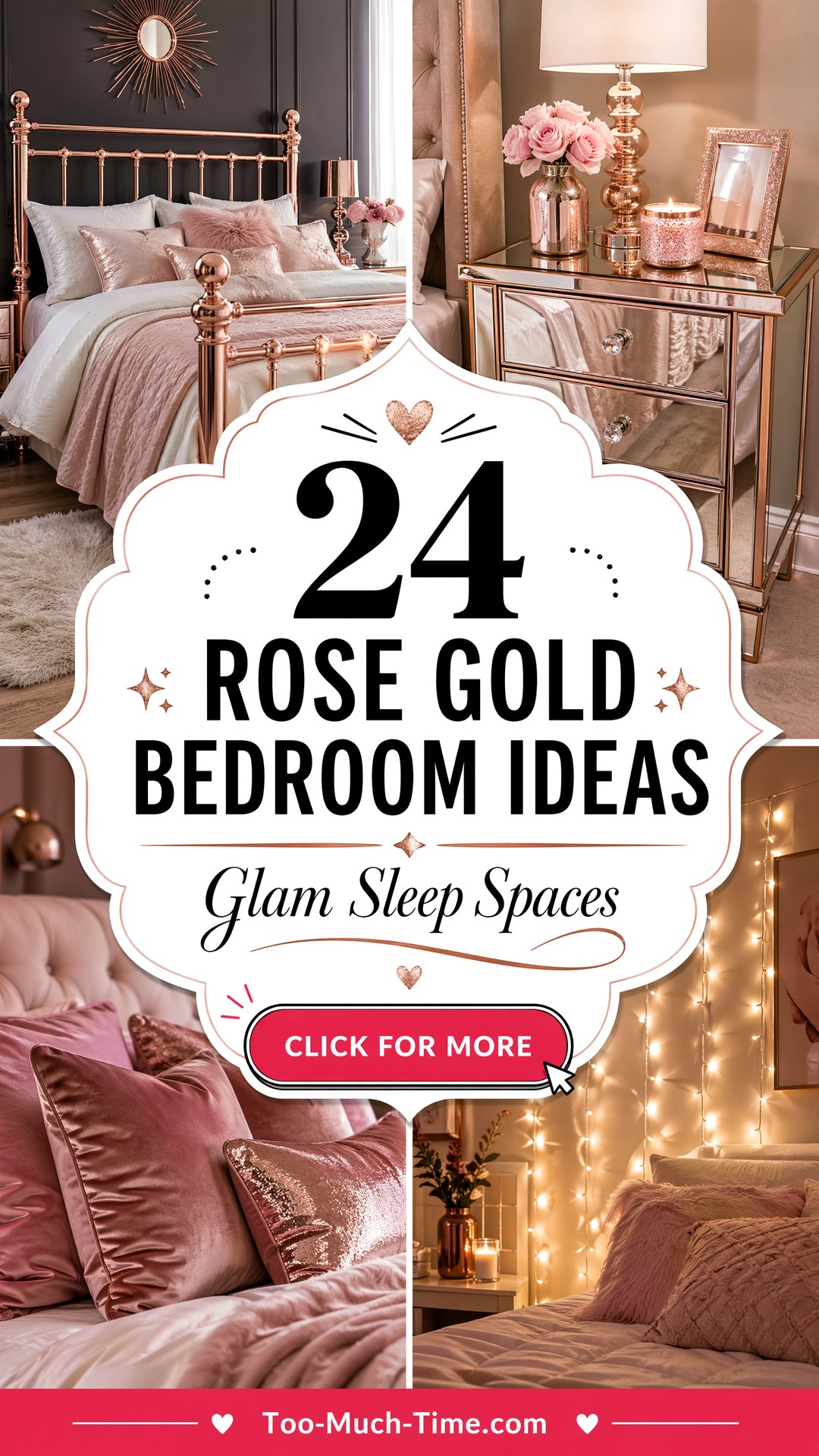 24 Rose Gold Bedroom Ideas Glam Accents and Comfort - 24 Rose Gold Bedroom Ideas: Glam Accents and Comfort